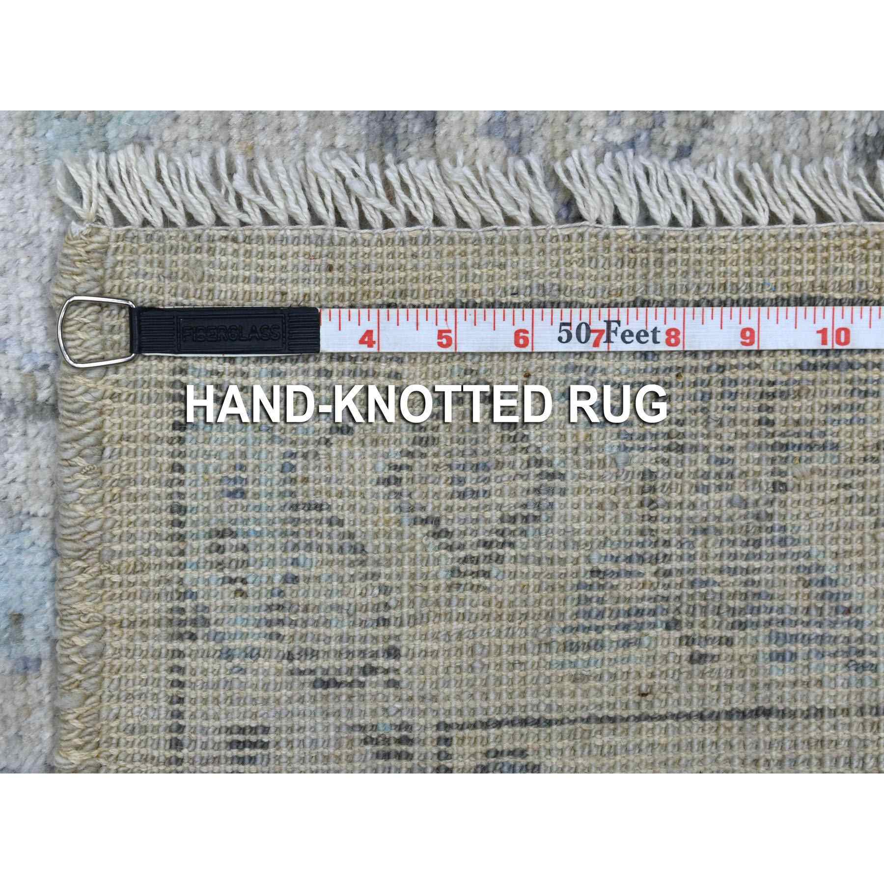 Oushak-And-Peshawar-Hand-Knotted-Rug-347640