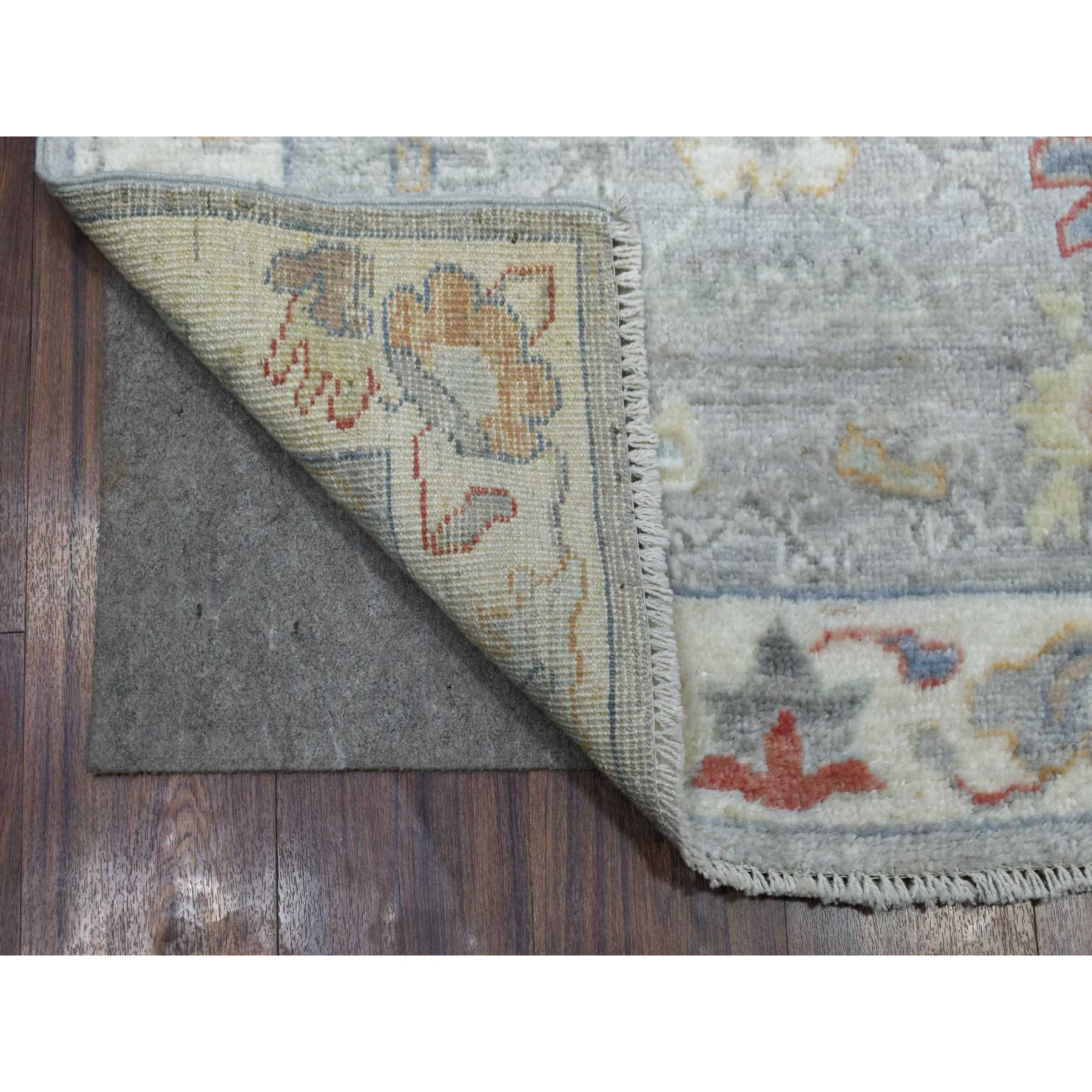 Oushak-And-Peshawar-Hand-Knotted-Rug-348020