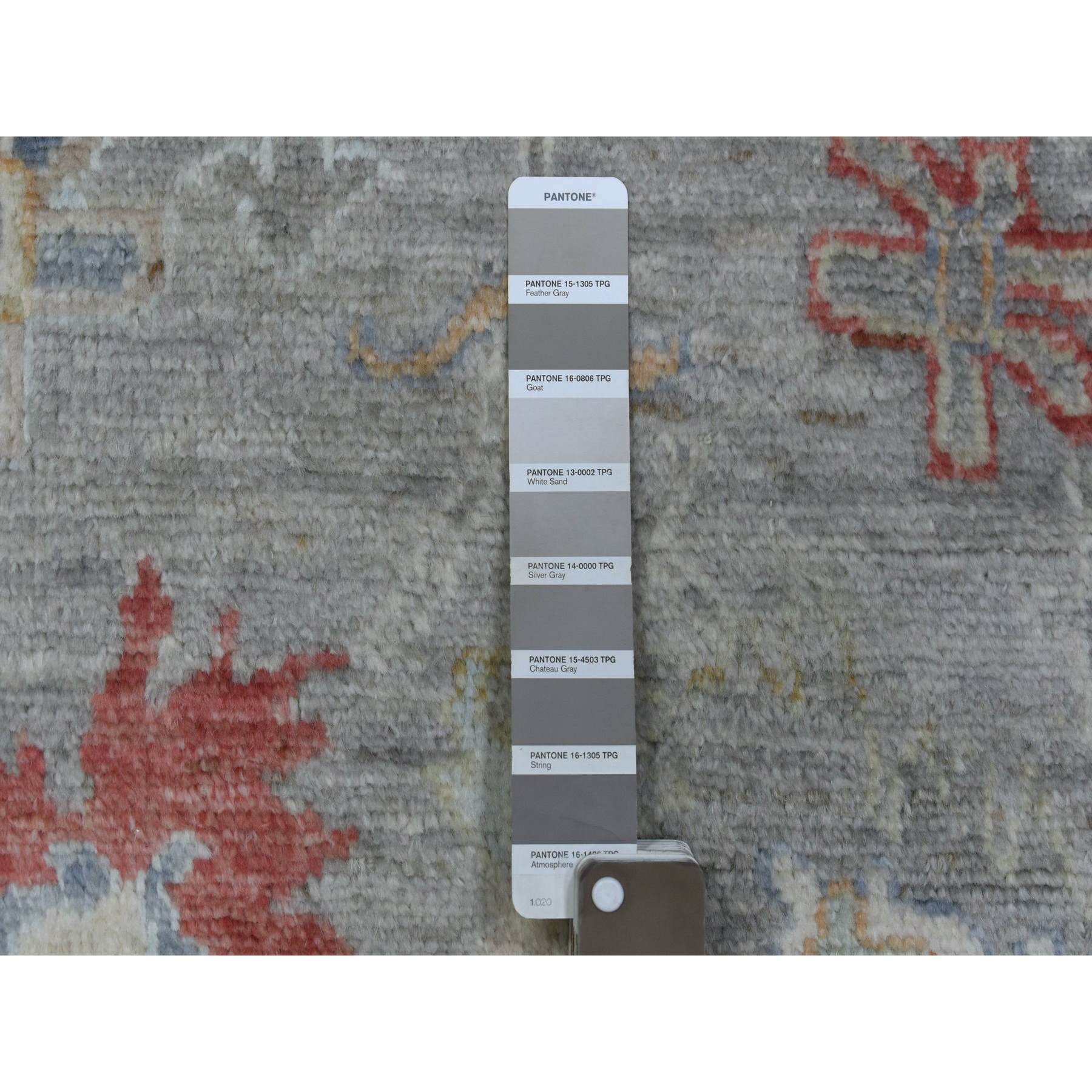 Oushak-And-Peshawar-Hand-Knotted-Rug-348020