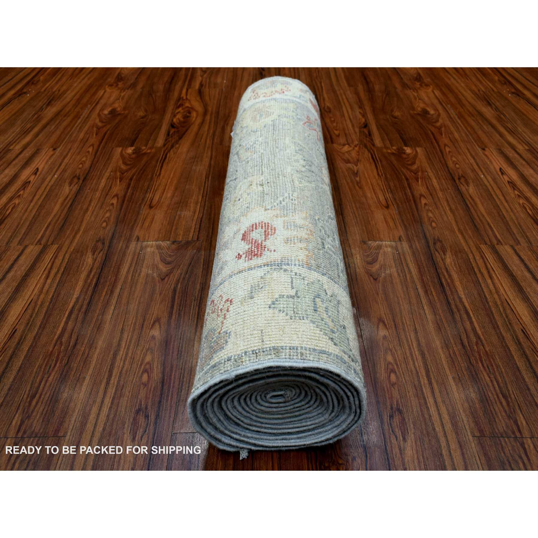 Oushak-And-Peshawar-Hand-Knotted-Rug-348020