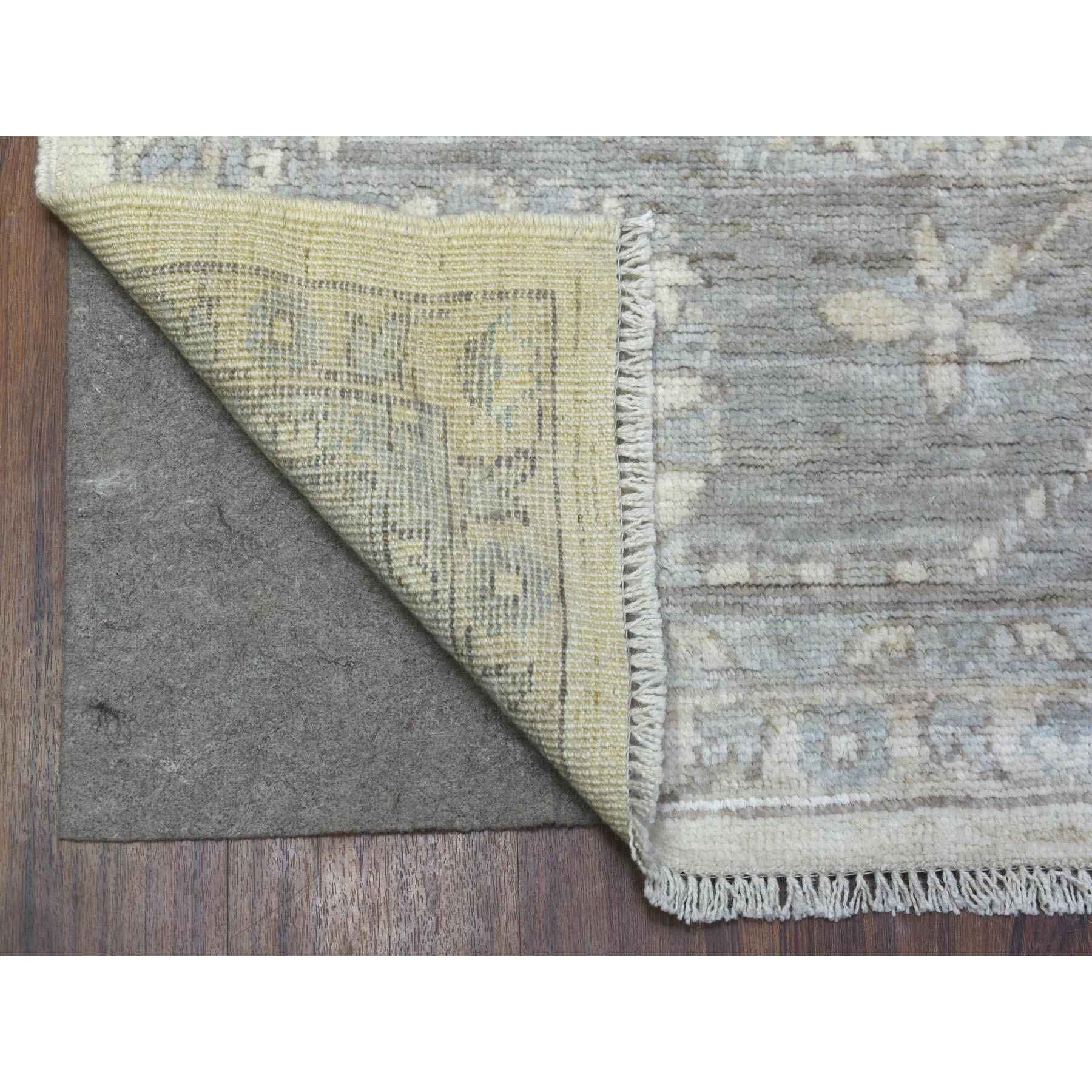 Oushak-And-Peshawar-Hand-Knotted-Rug-348170