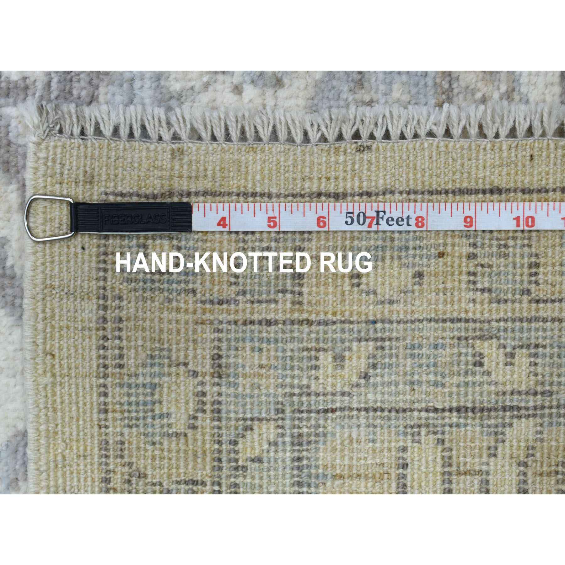 Oushak-And-Peshawar-Hand-Knotted-Rug-348170
