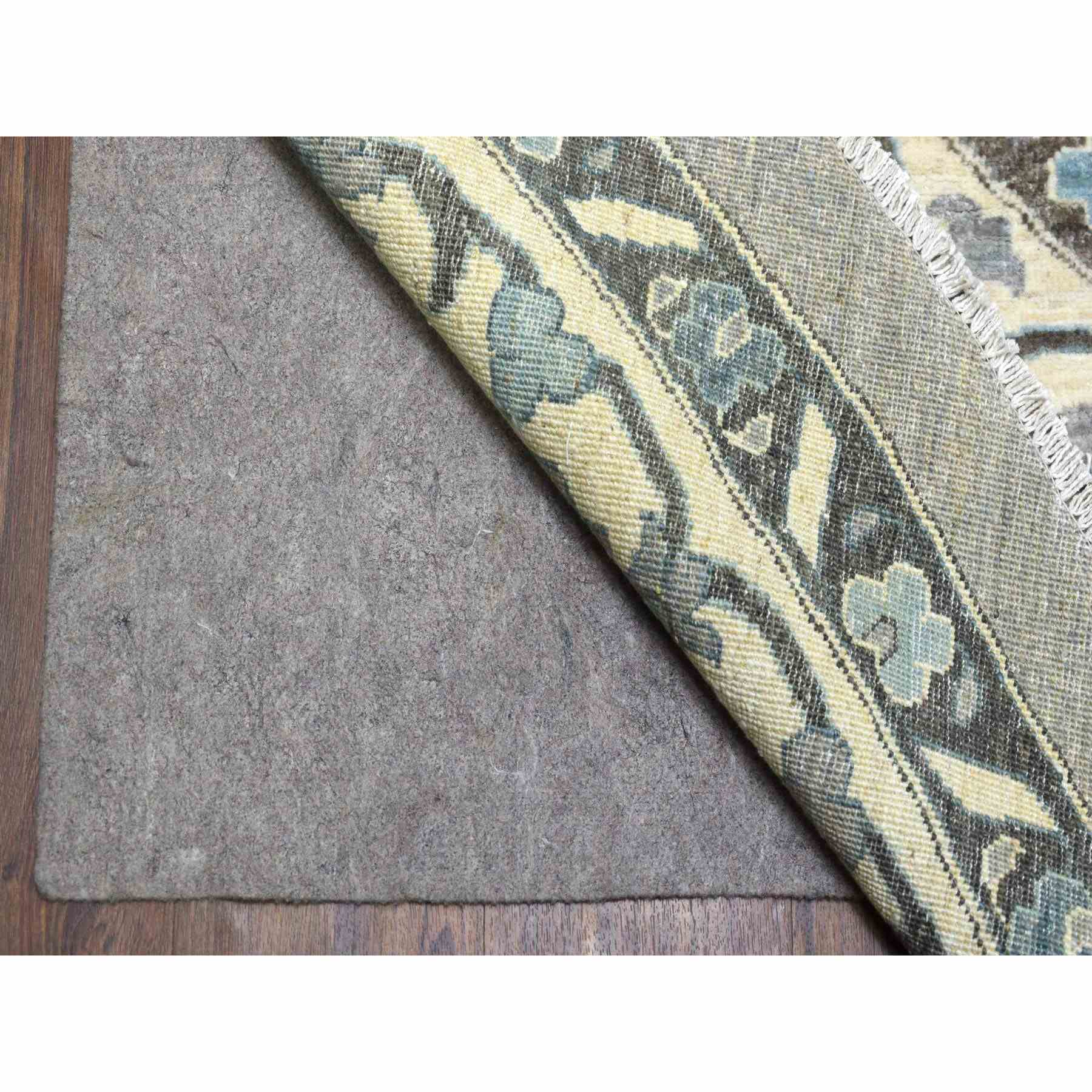 Oushak-And-Peshawar-Hand-Knotted-Rug-348260