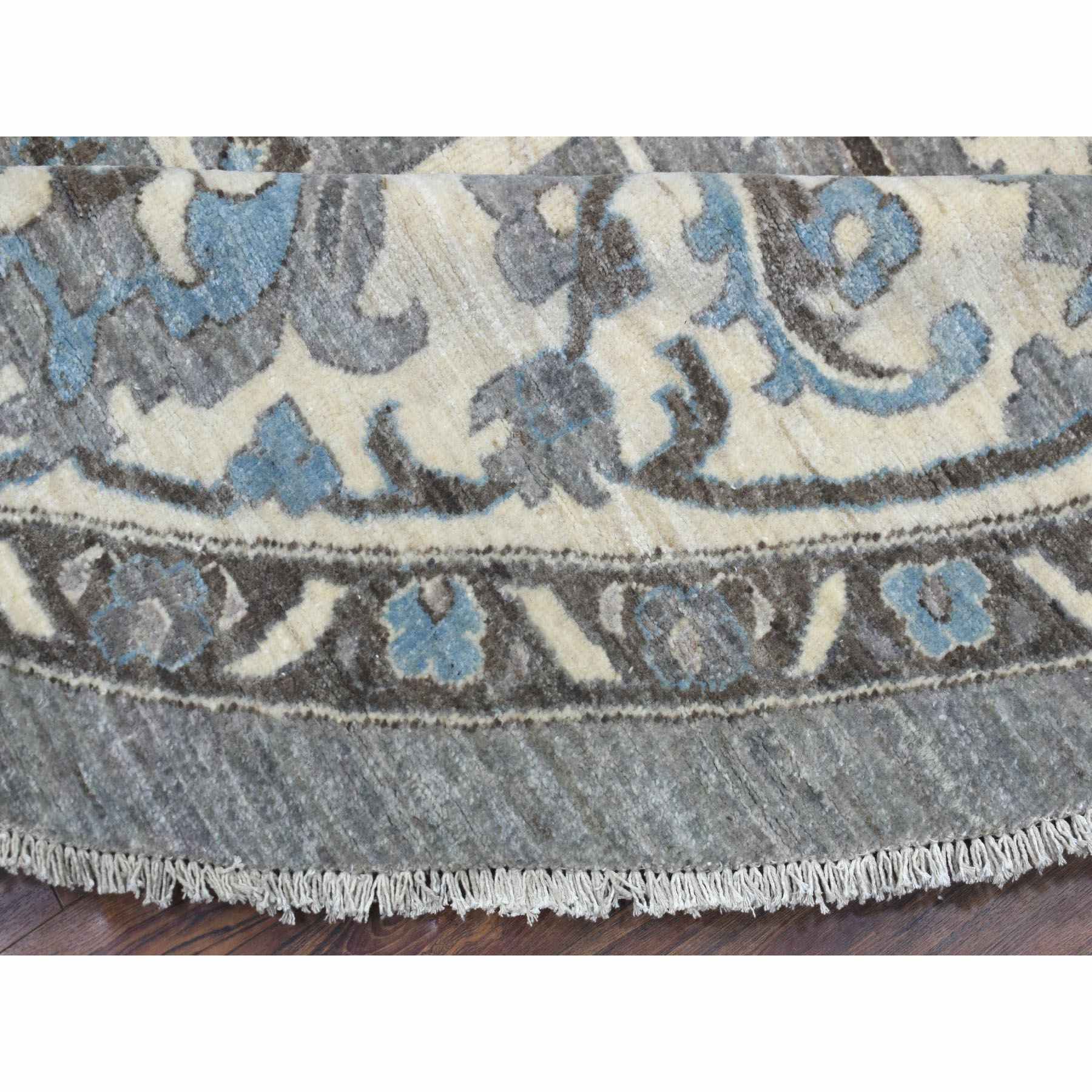 Oushak-And-Peshawar-Hand-Knotted-Rug-348260