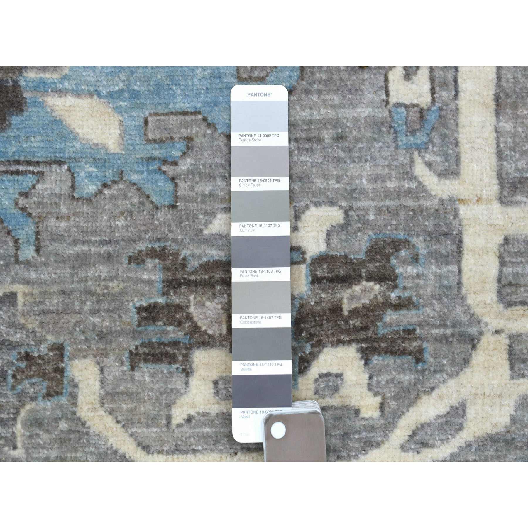 Oushak-And-Peshawar-Hand-Knotted-Rug-348260