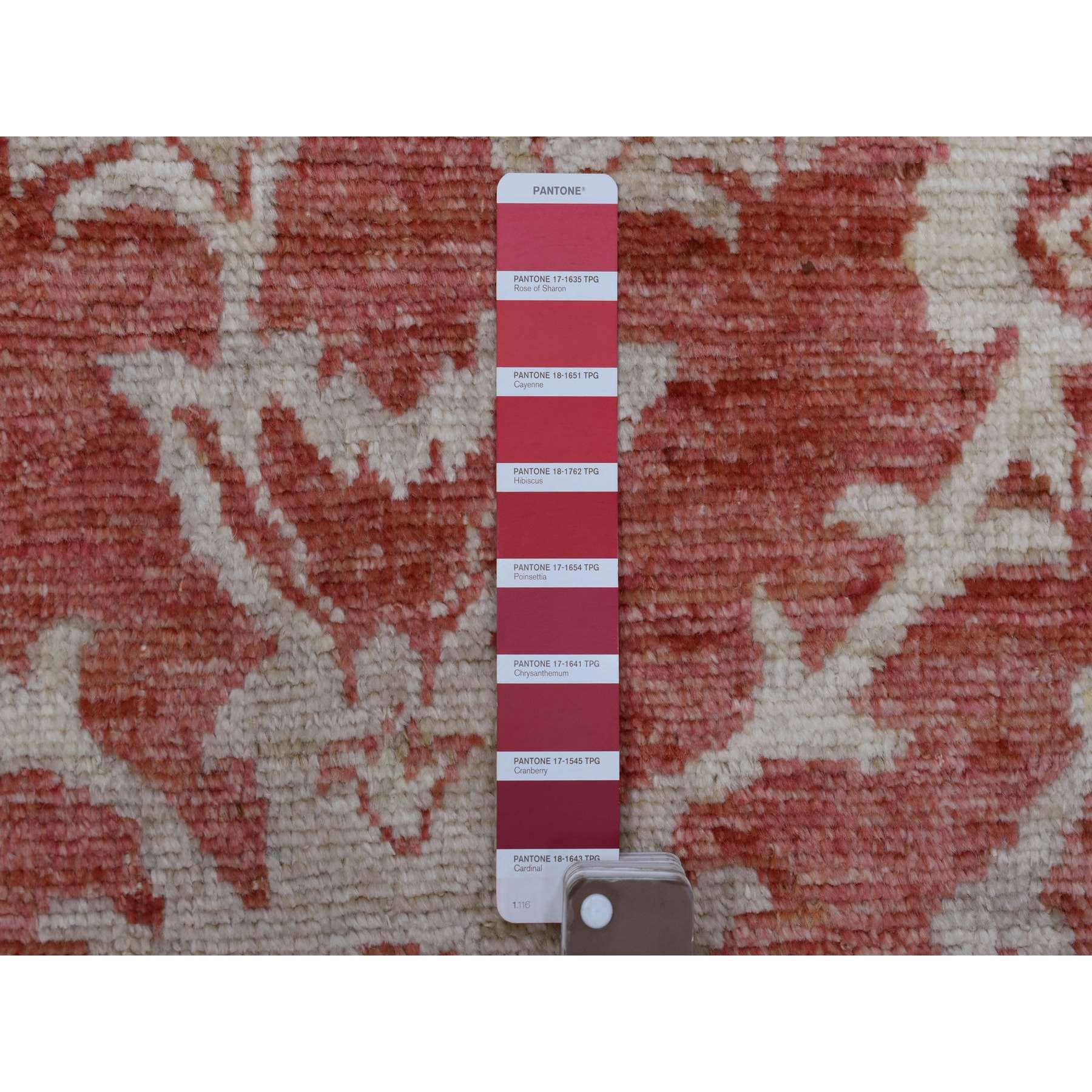 Oushak-And-Peshawar-Hand-Knotted-Rug-348625