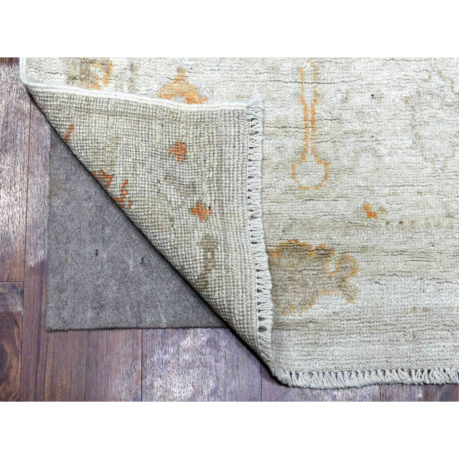 Oushak-And-Peshawar-Hand-Knotted-Rug-349250