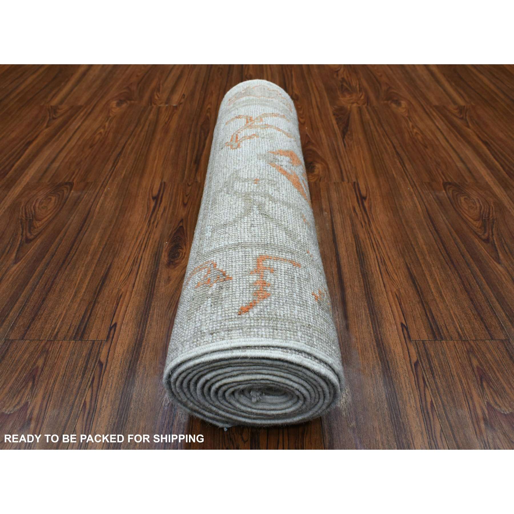 Oushak-And-Peshawar-Hand-Knotted-Rug-349250