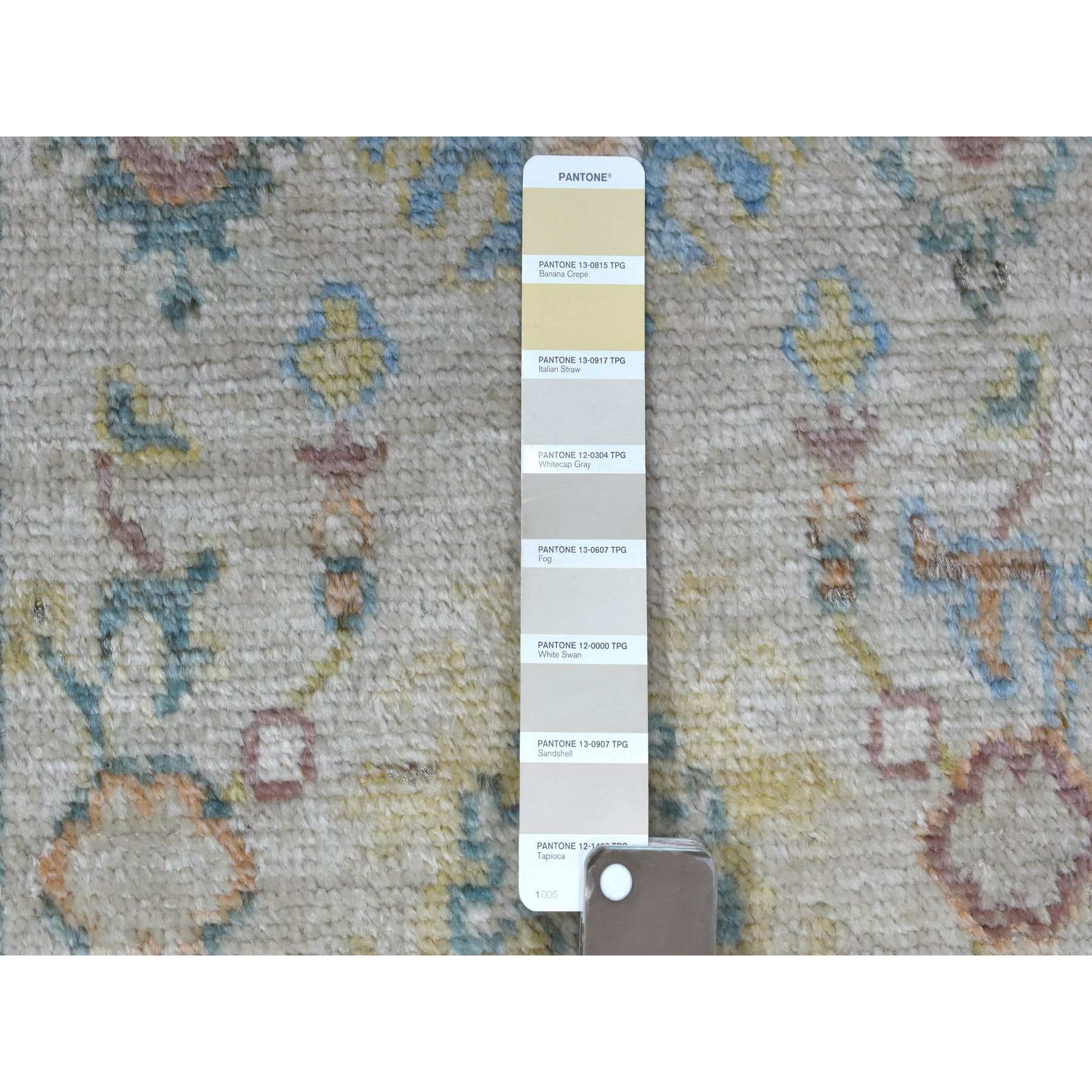 Oushak-And-Peshawar-Hand-Knotted-Rug-349260