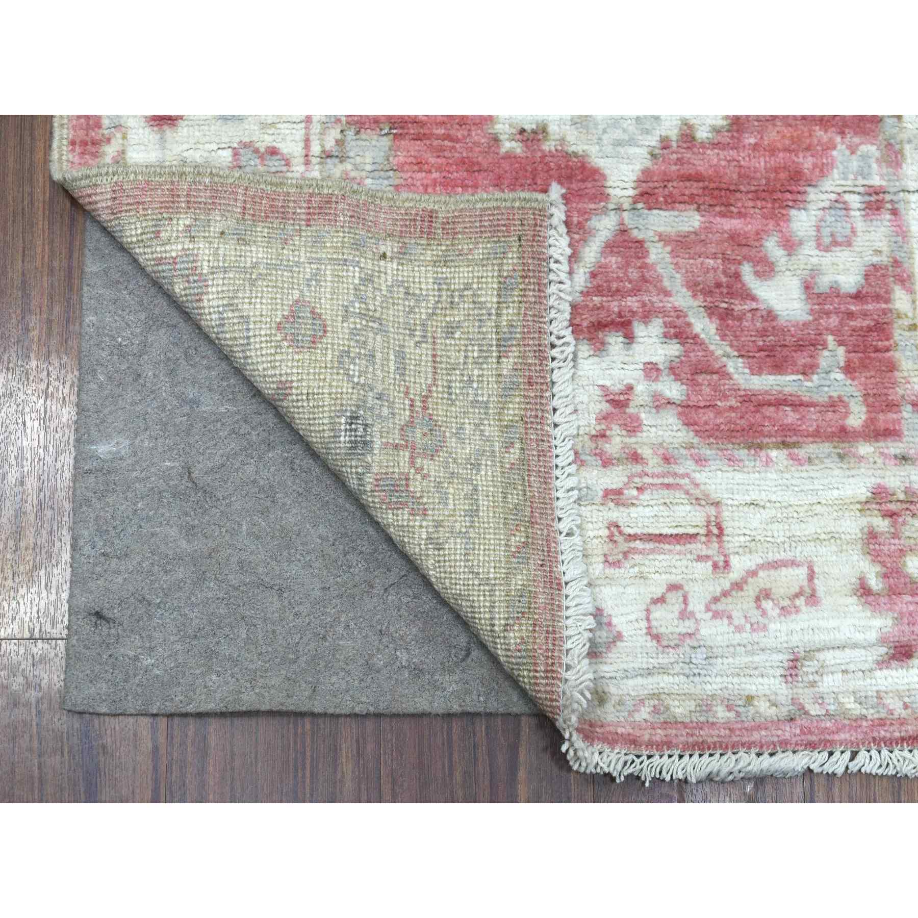 Oushak-And-Peshawar-Hand-Knotted-Rug-349270
