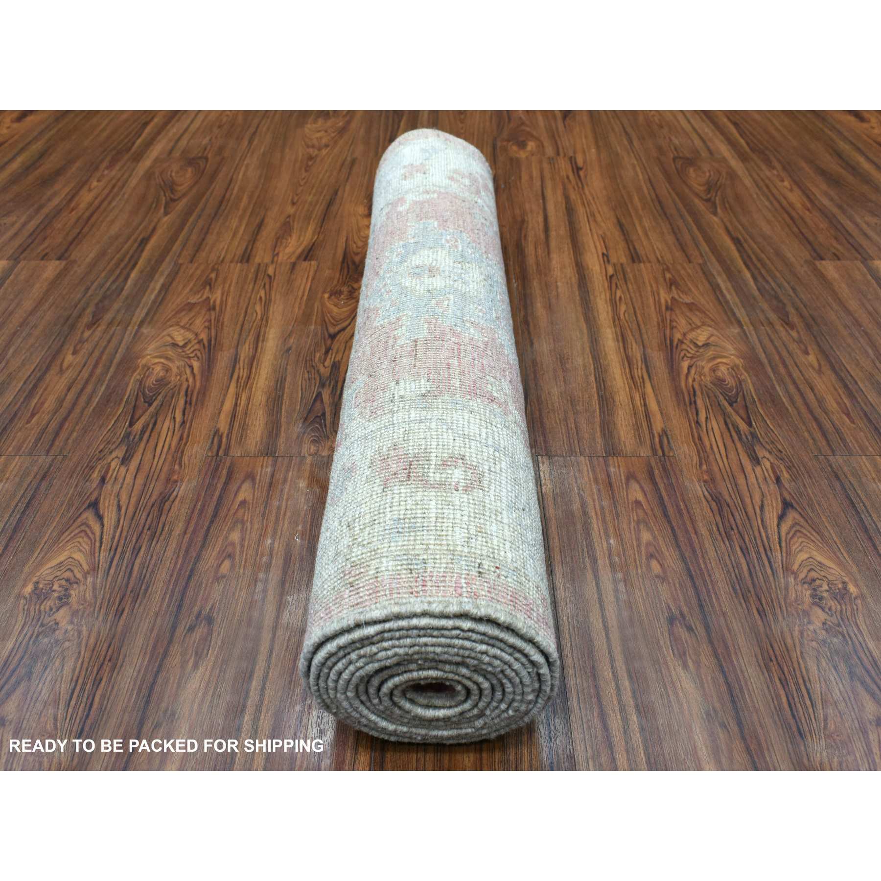 Oushak-And-Peshawar-Hand-Knotted-Rug-349270
