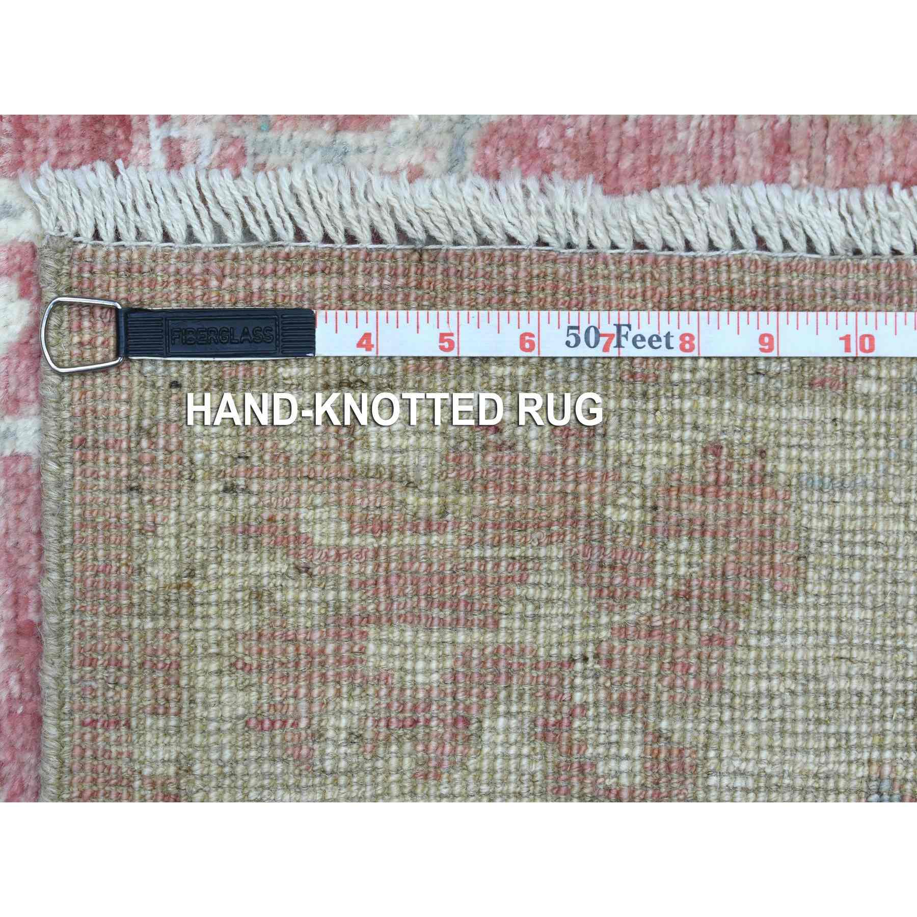 Oushak-And-Peshawar-Hand-Knotted-Rug-349270
