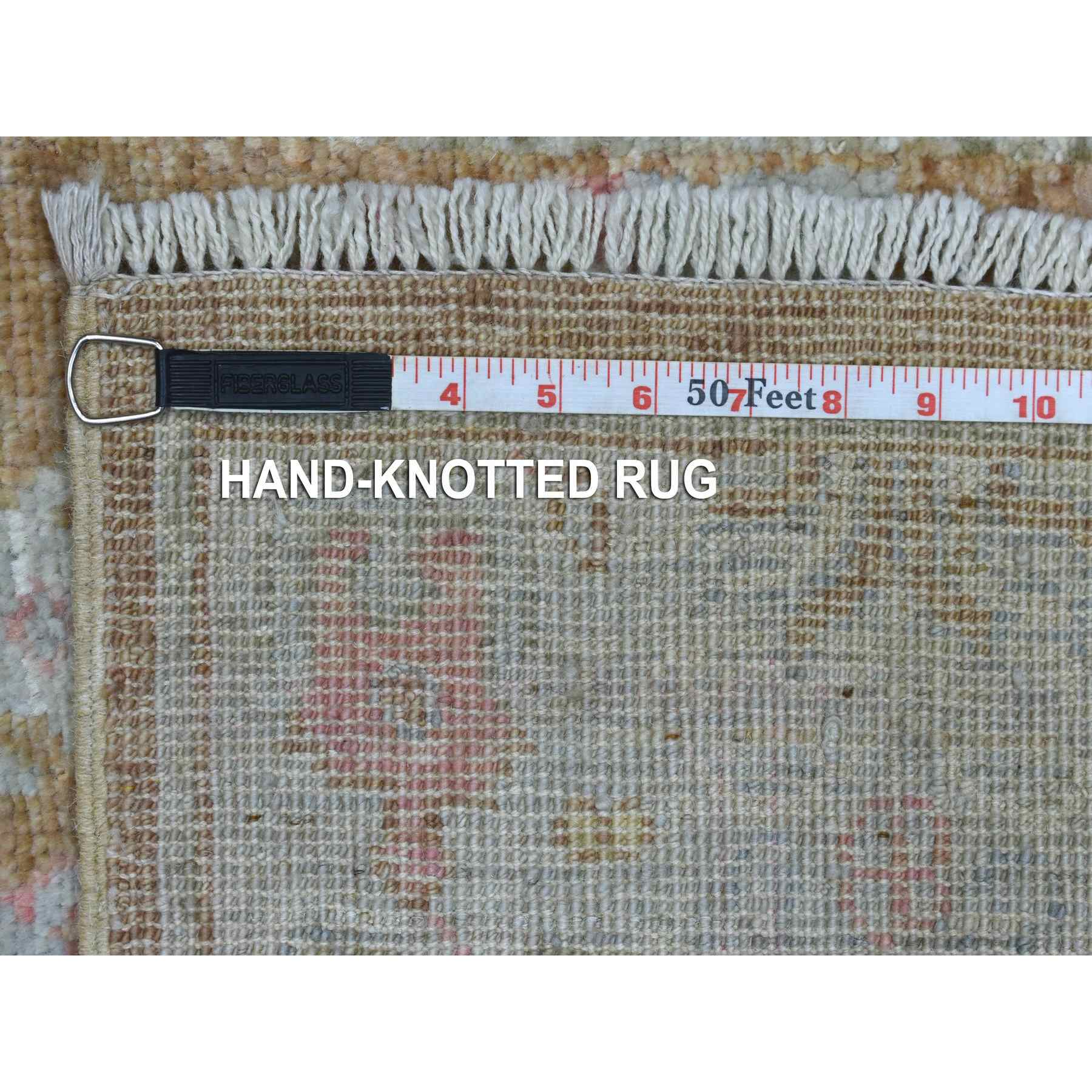 Oushak-And-Peshawar-Hand-Knotted-Rug-349305