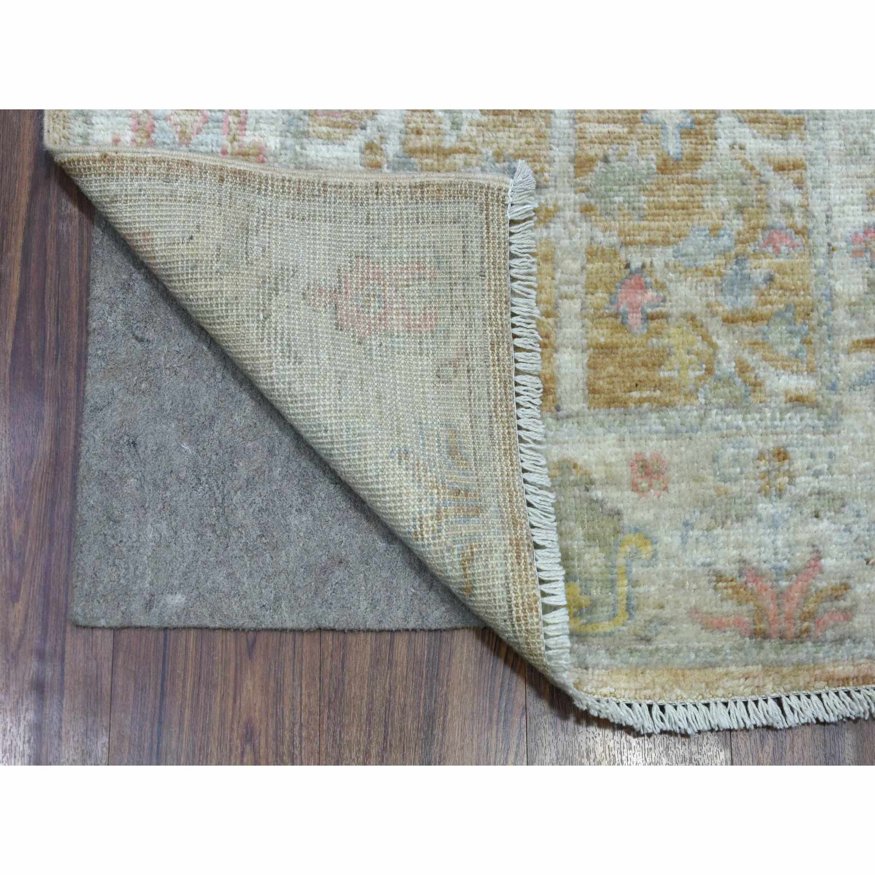 Oushak-And-Peshawar-Hand-Knotted-Rug-349385