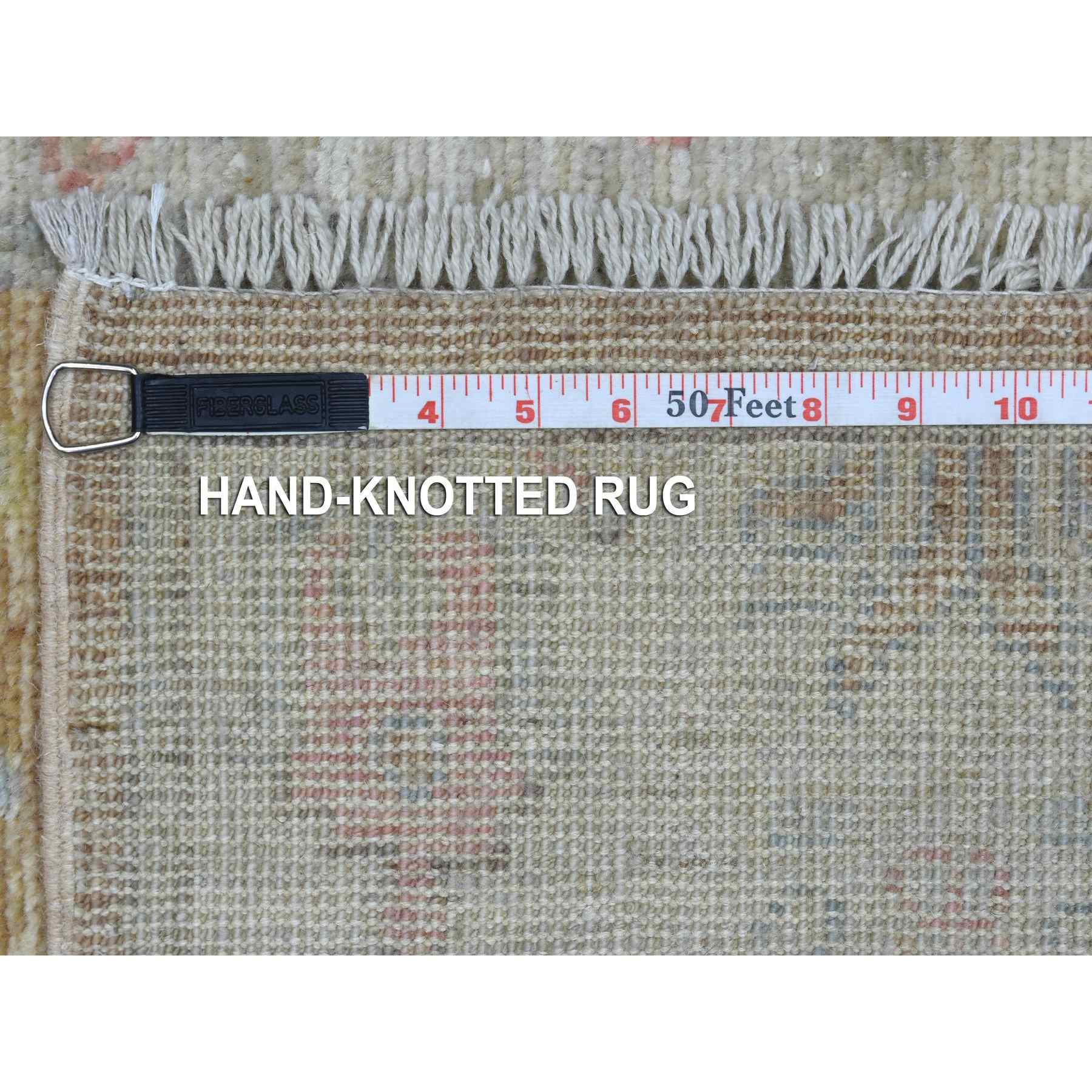 Oushak-And-Peshawar-Hand-Knotted-Rug-349385