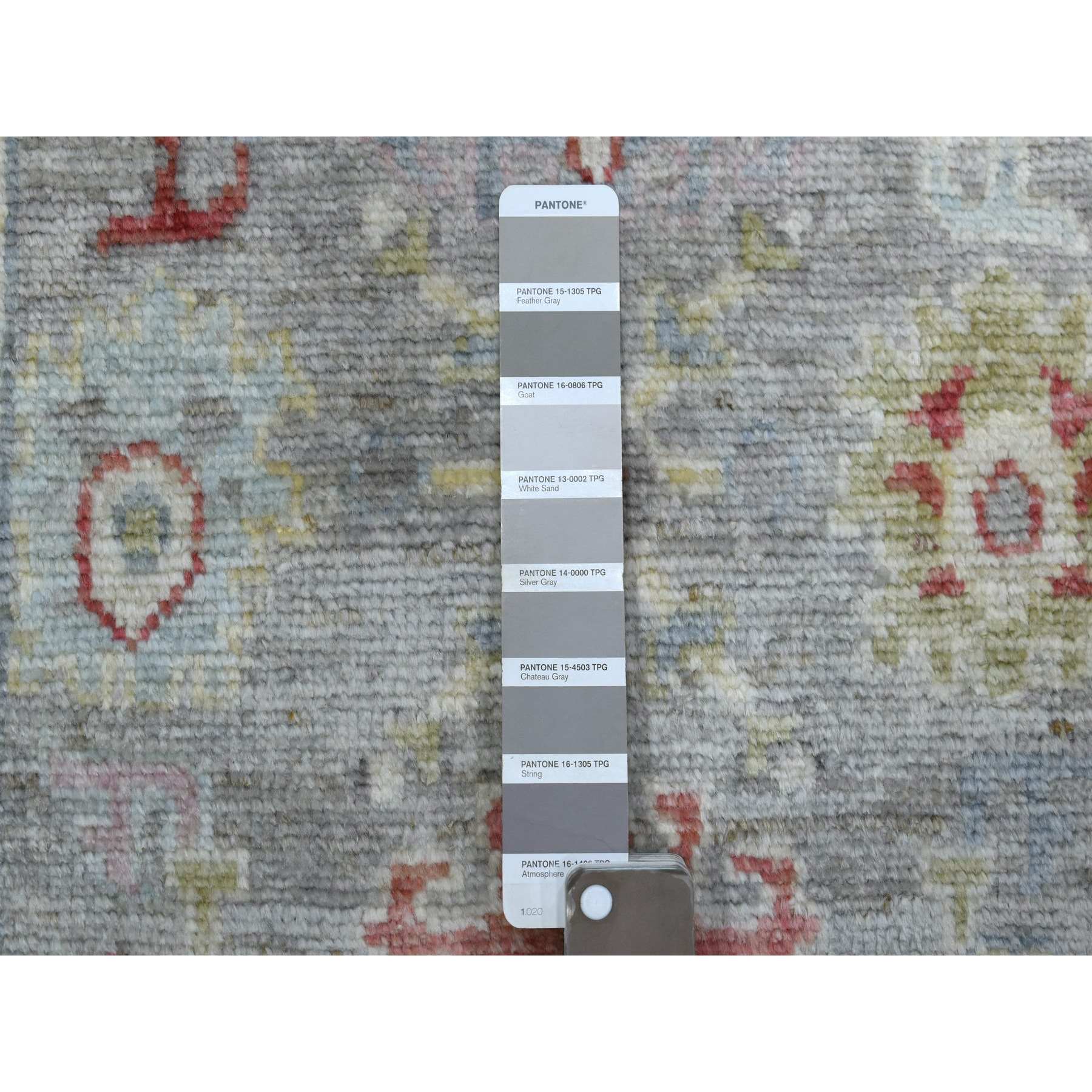 Oushak-And-Peshawar-Hand-Knotted-Rug-349410