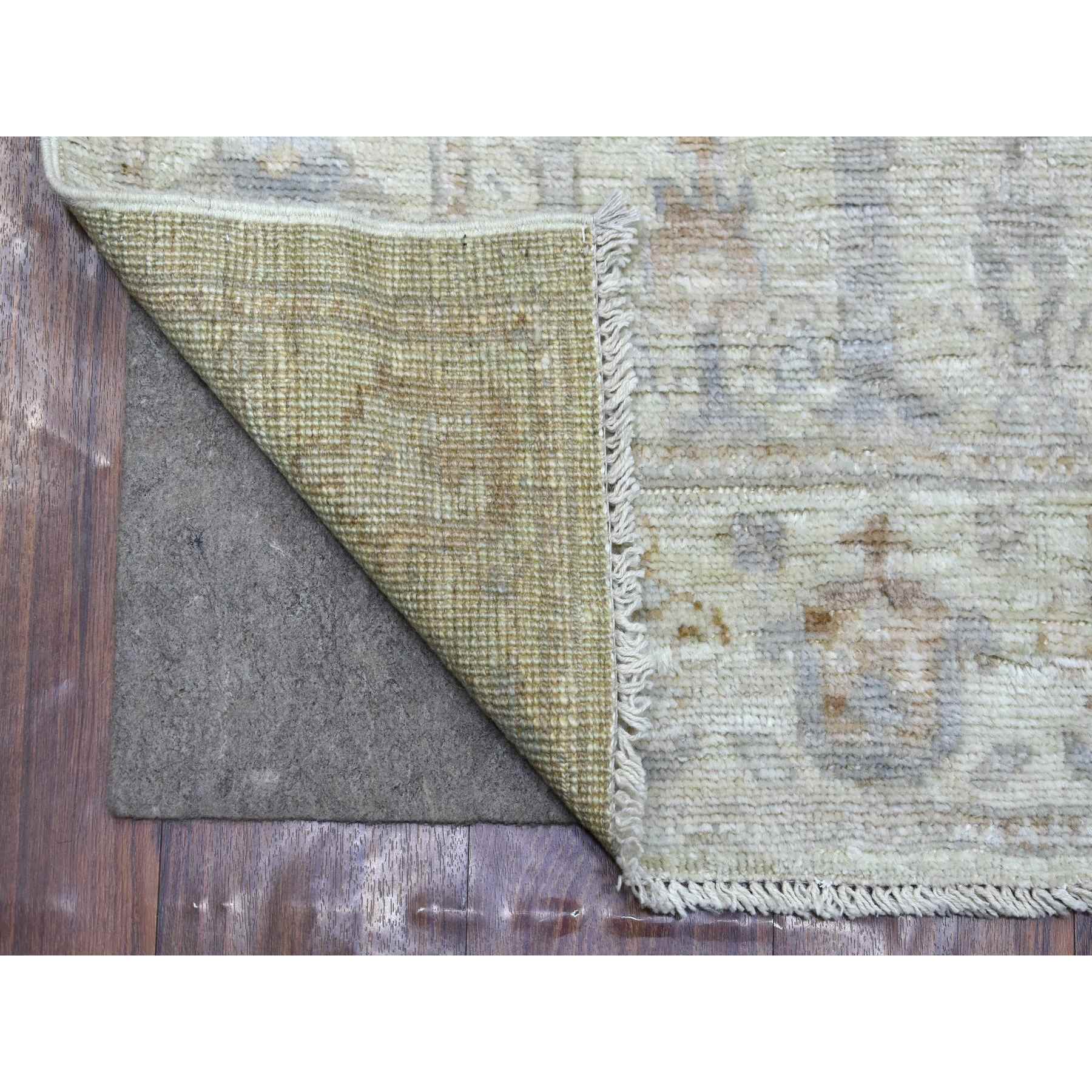 Oushak-And-Peshawar-Hand-Knotted-Rug-349465
