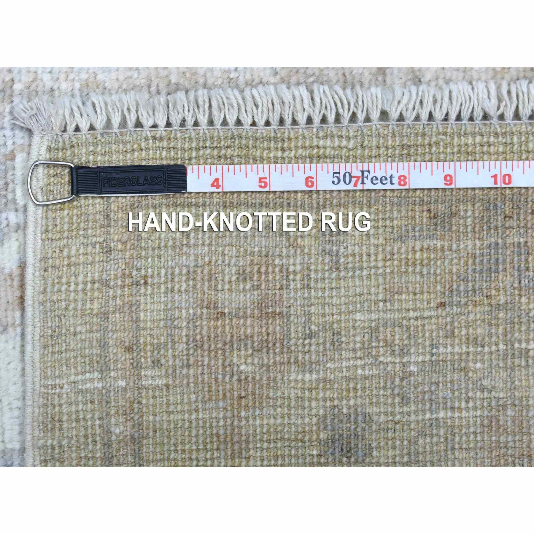 Oushak-And-Peshawar-Hand-Knotted-Rug-349465