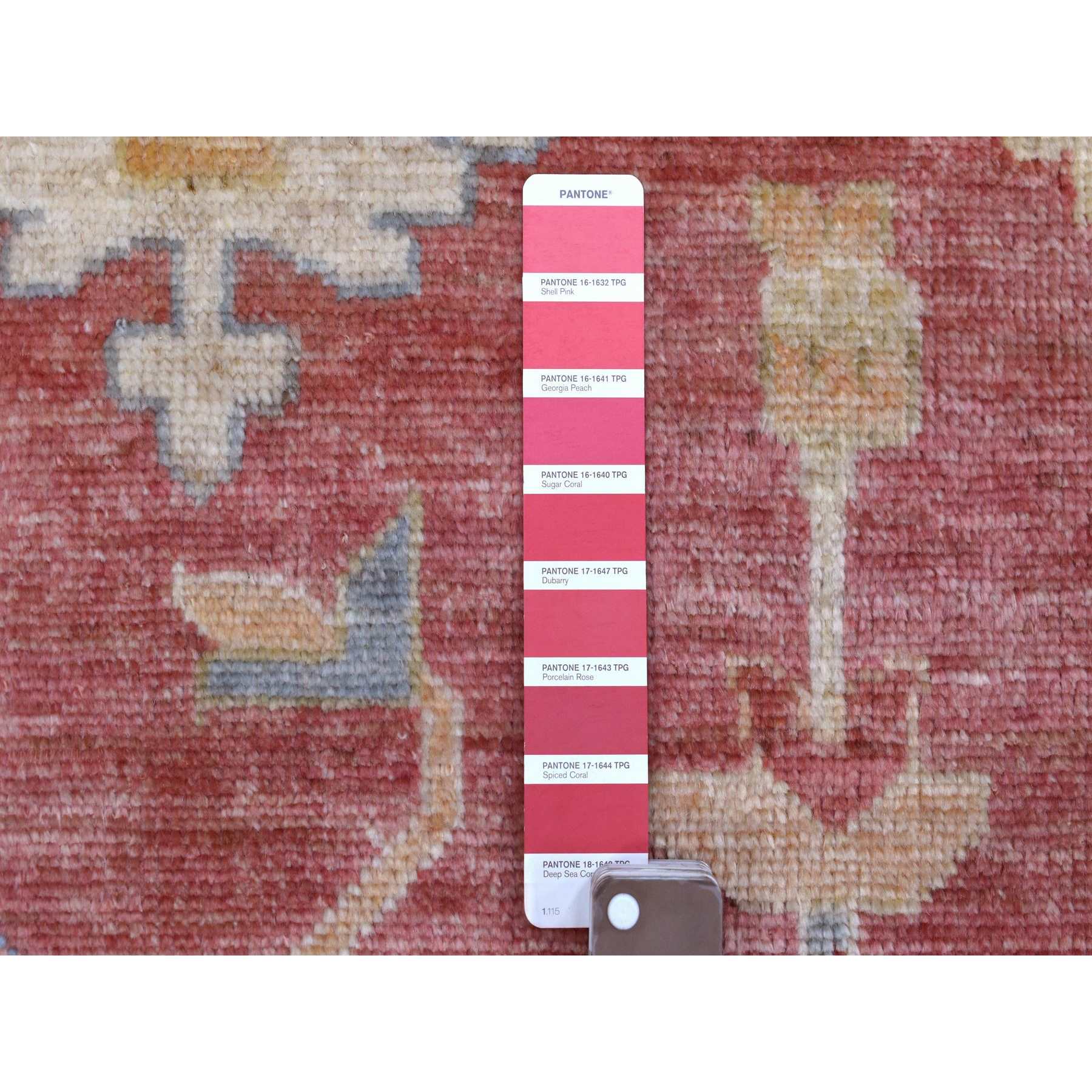 Oushak-And-Peshawar-Hand-Knotted-Rug-349495