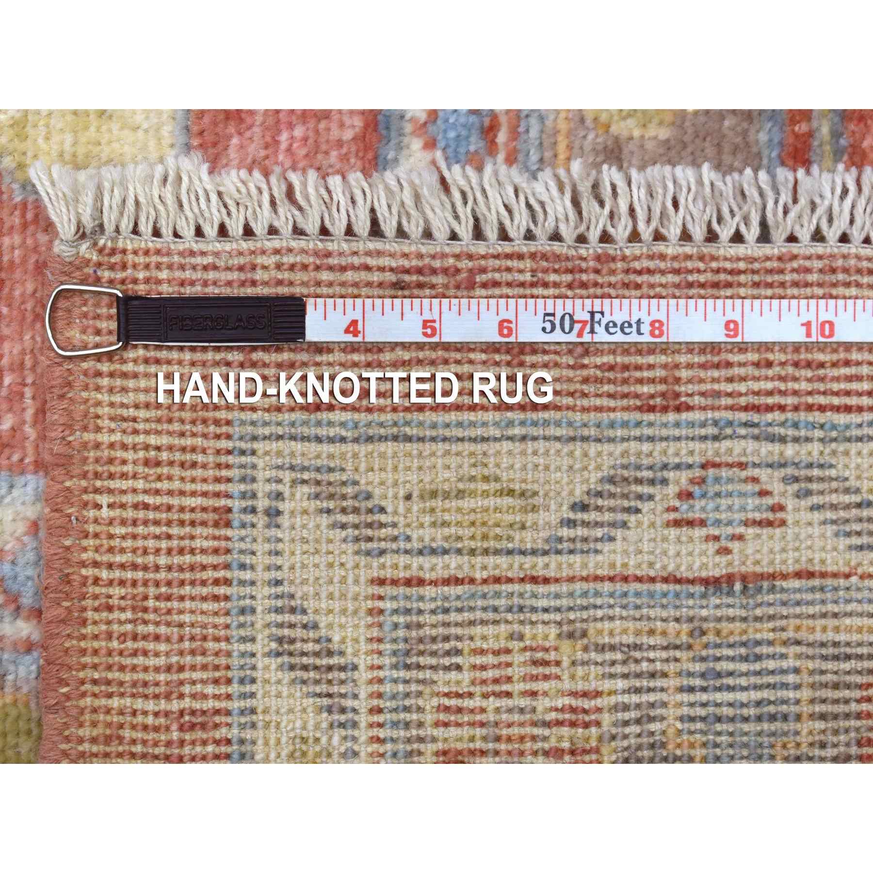 Oushak-And-Peshawar-Hand-Knotted-Rug-349495