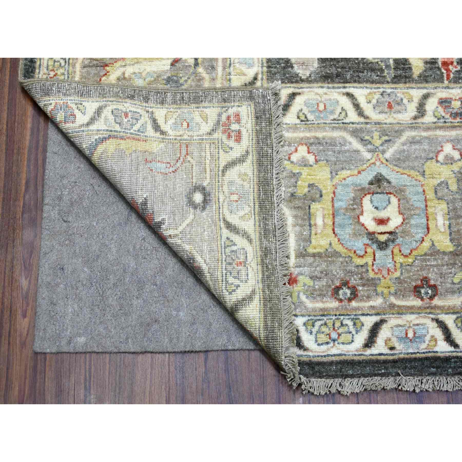 Oushak-And-Peshawar-Hand-Knotted-Rug-349690