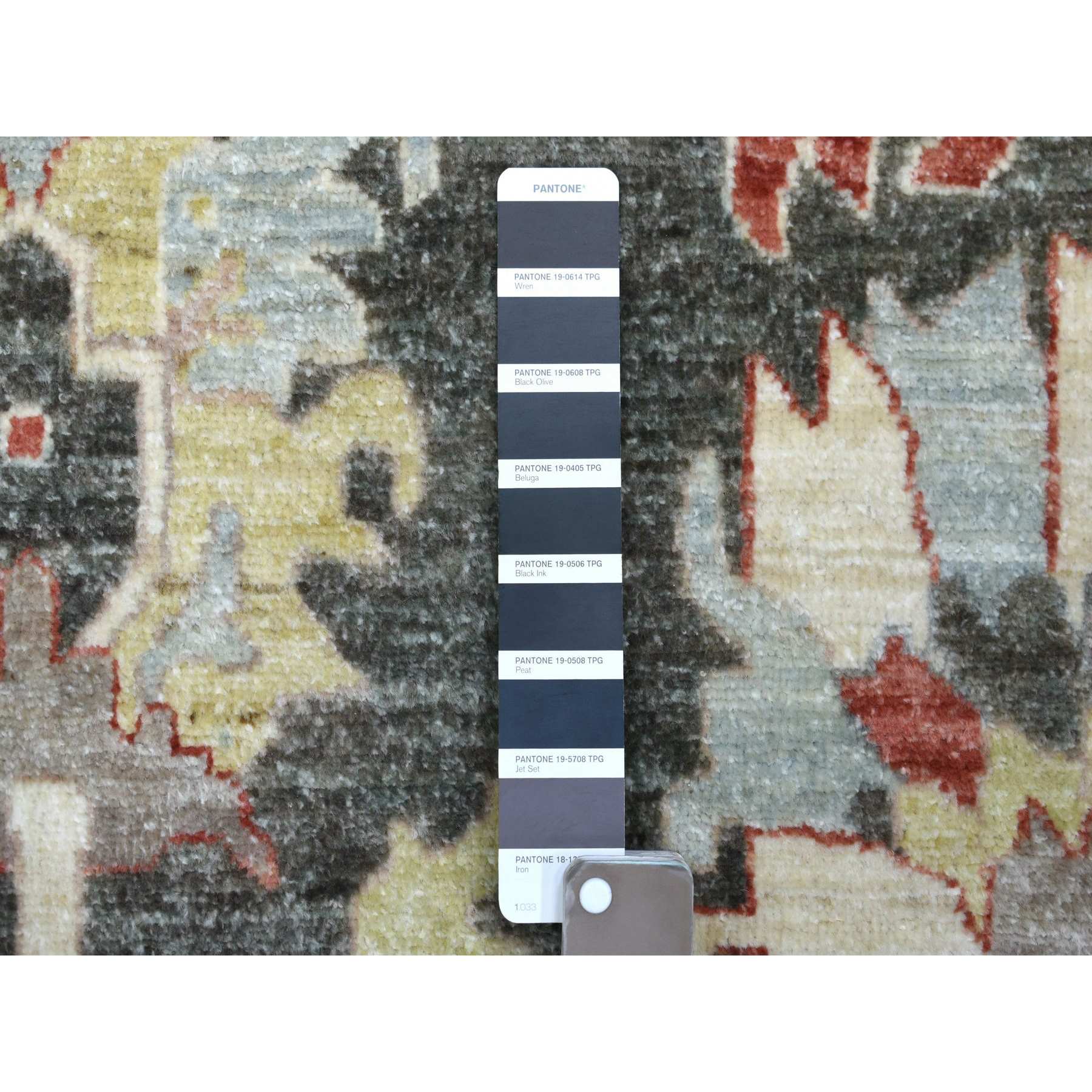 Oushak-And-Peshawar-Hand-Knotted-Rug-349690