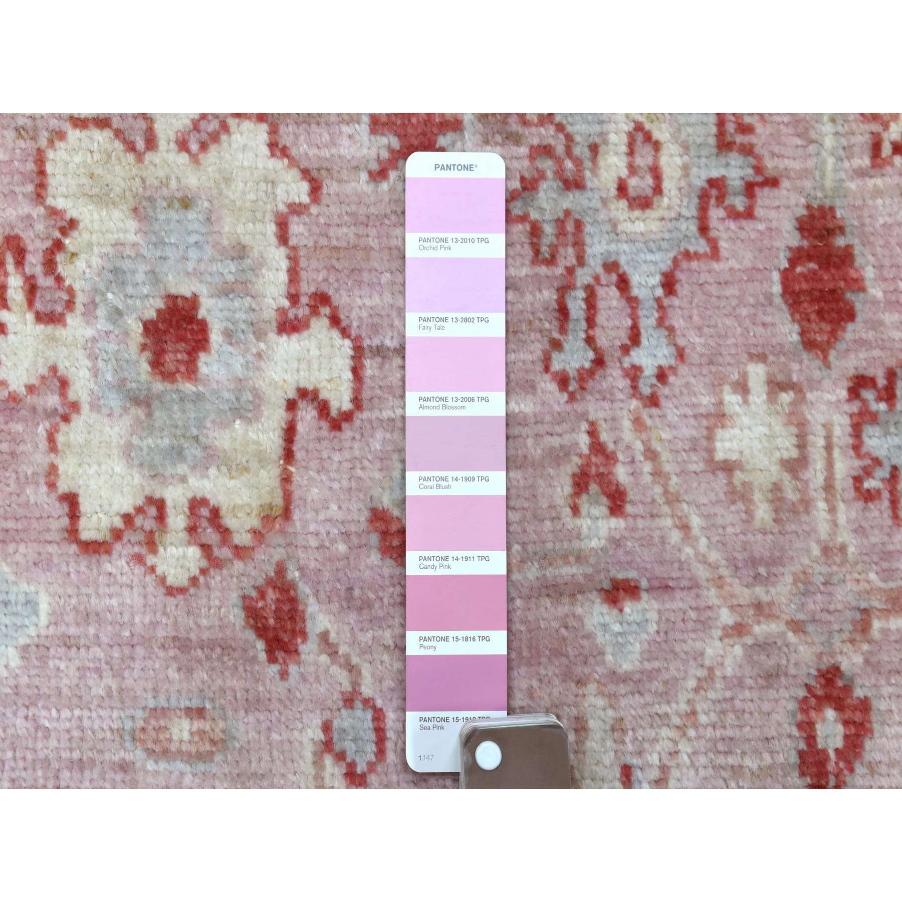 Oushak-And-Peshawar-Hand-Knotted-Rug-349730