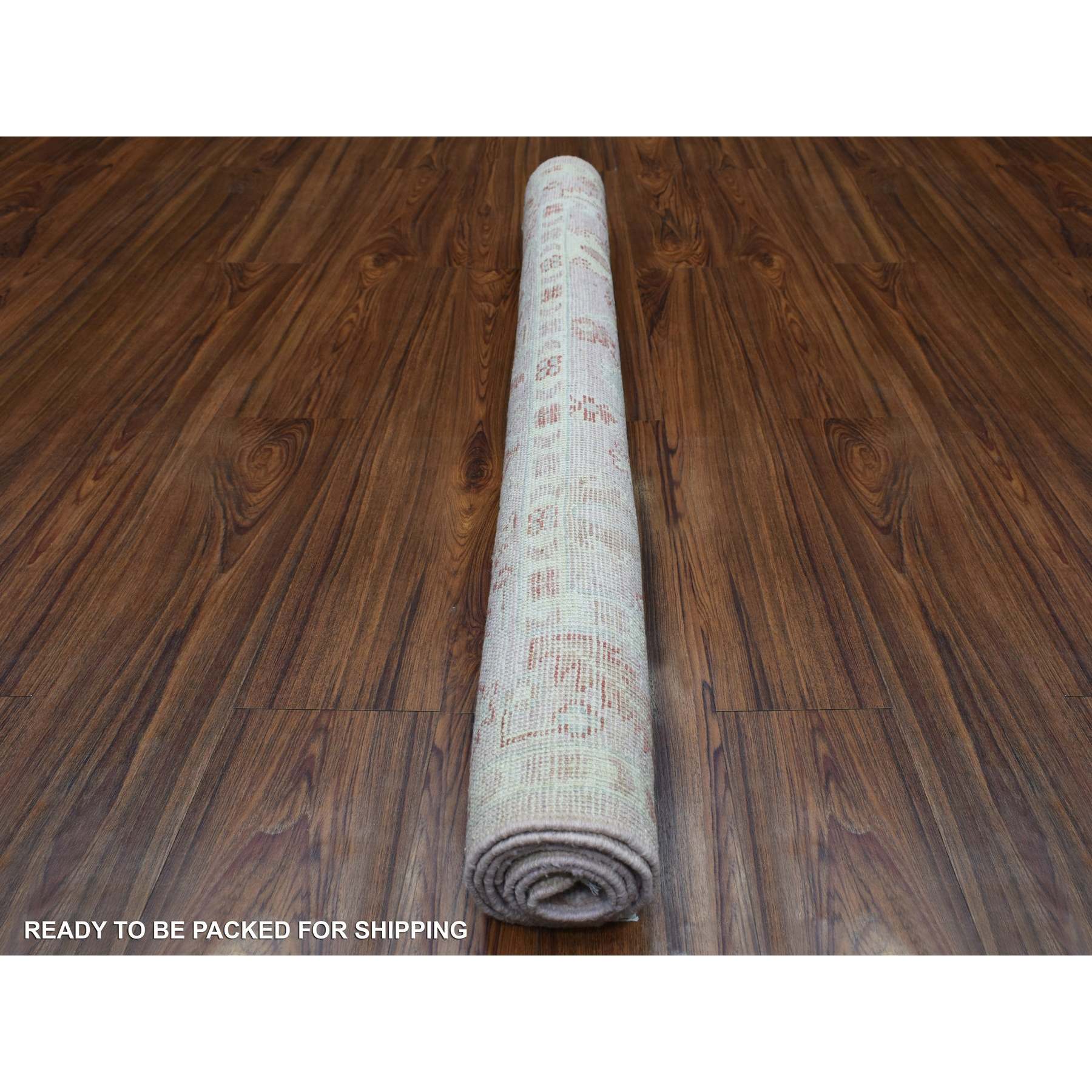 Oushak-And-Peshawar-Hand-Knotted-Rug-349730