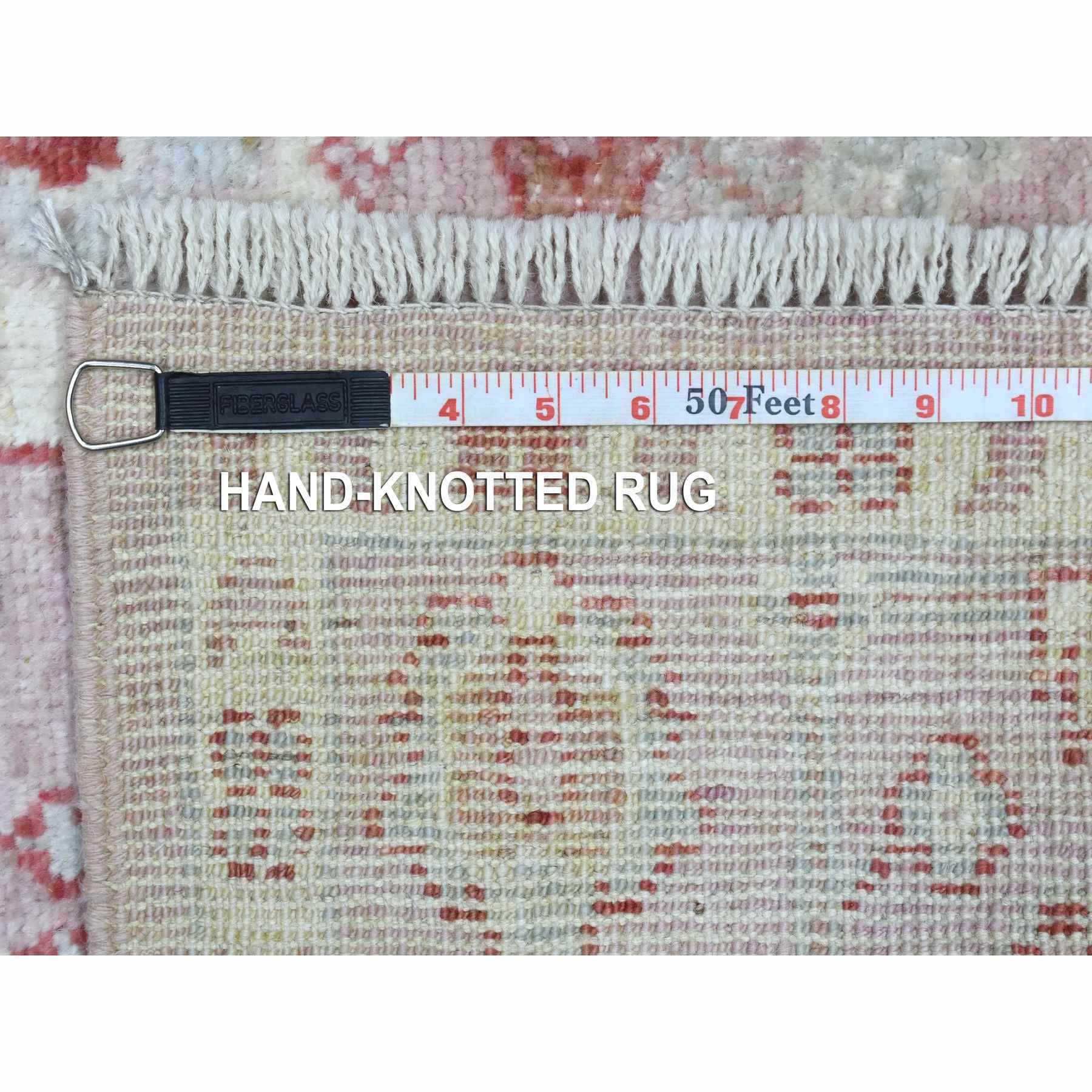 Oushak-And-Peshawar-Hand-Knotted-Rug-349730