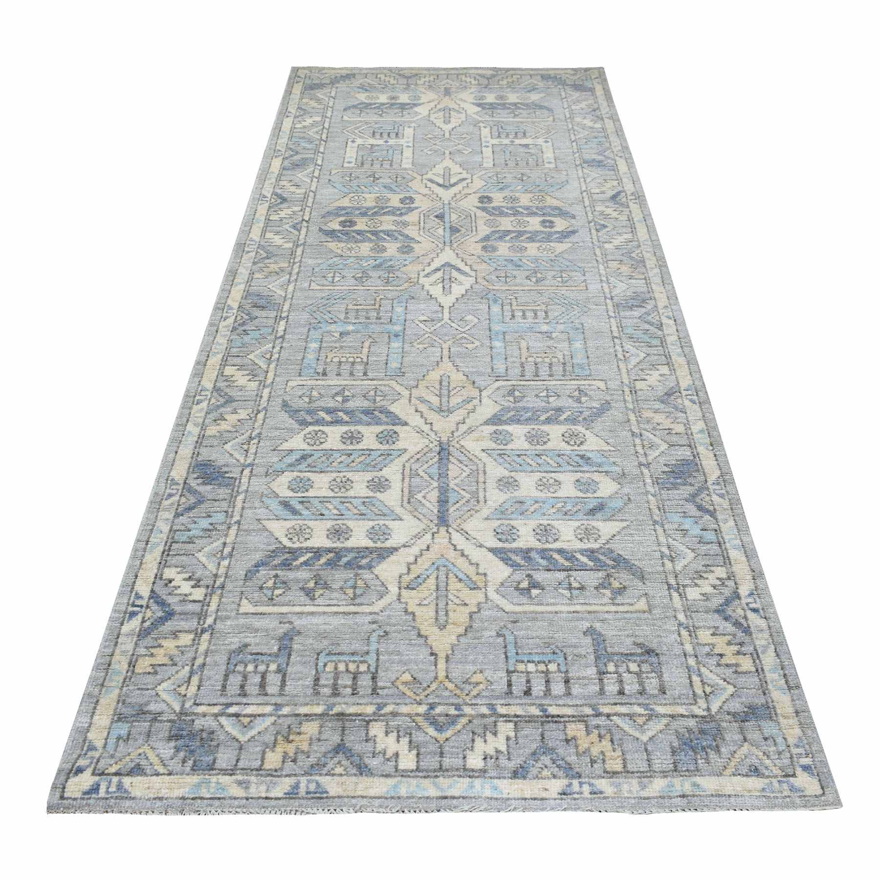 Tribal-Geometric-Hand-Knotted-Rug-347515