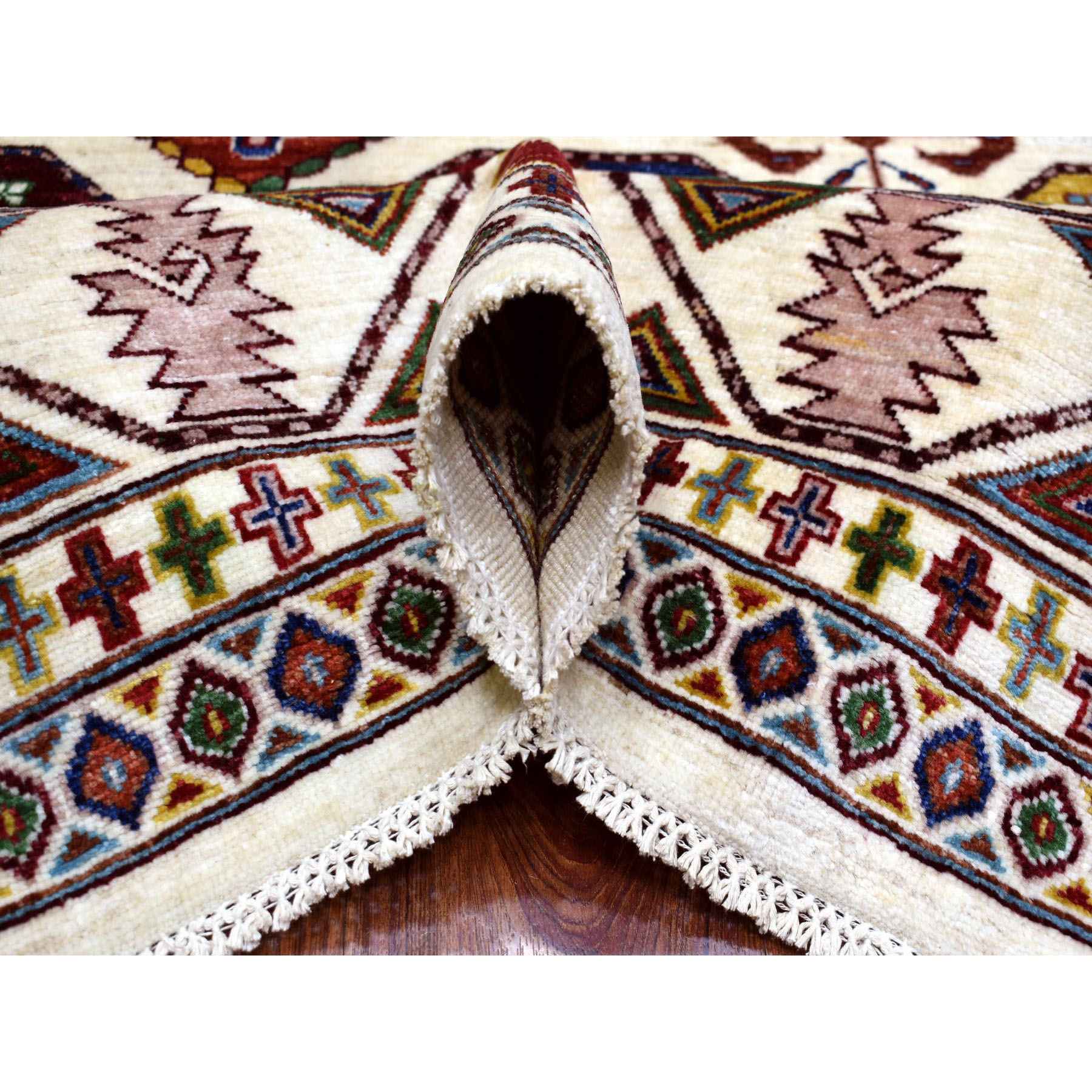 Kazak-Hand-Knotted-Rug-351500