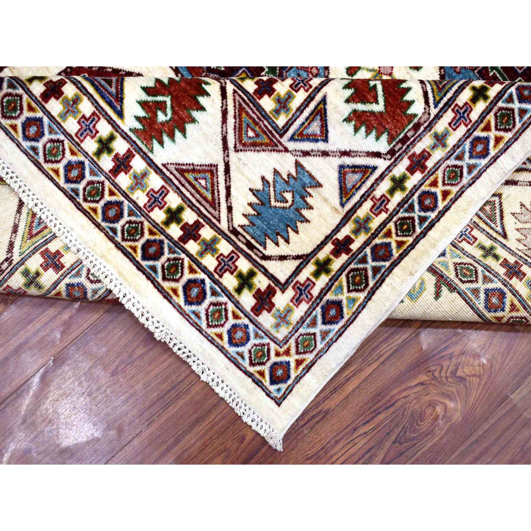 Kazak-Hand-Knotted-Rug-351500