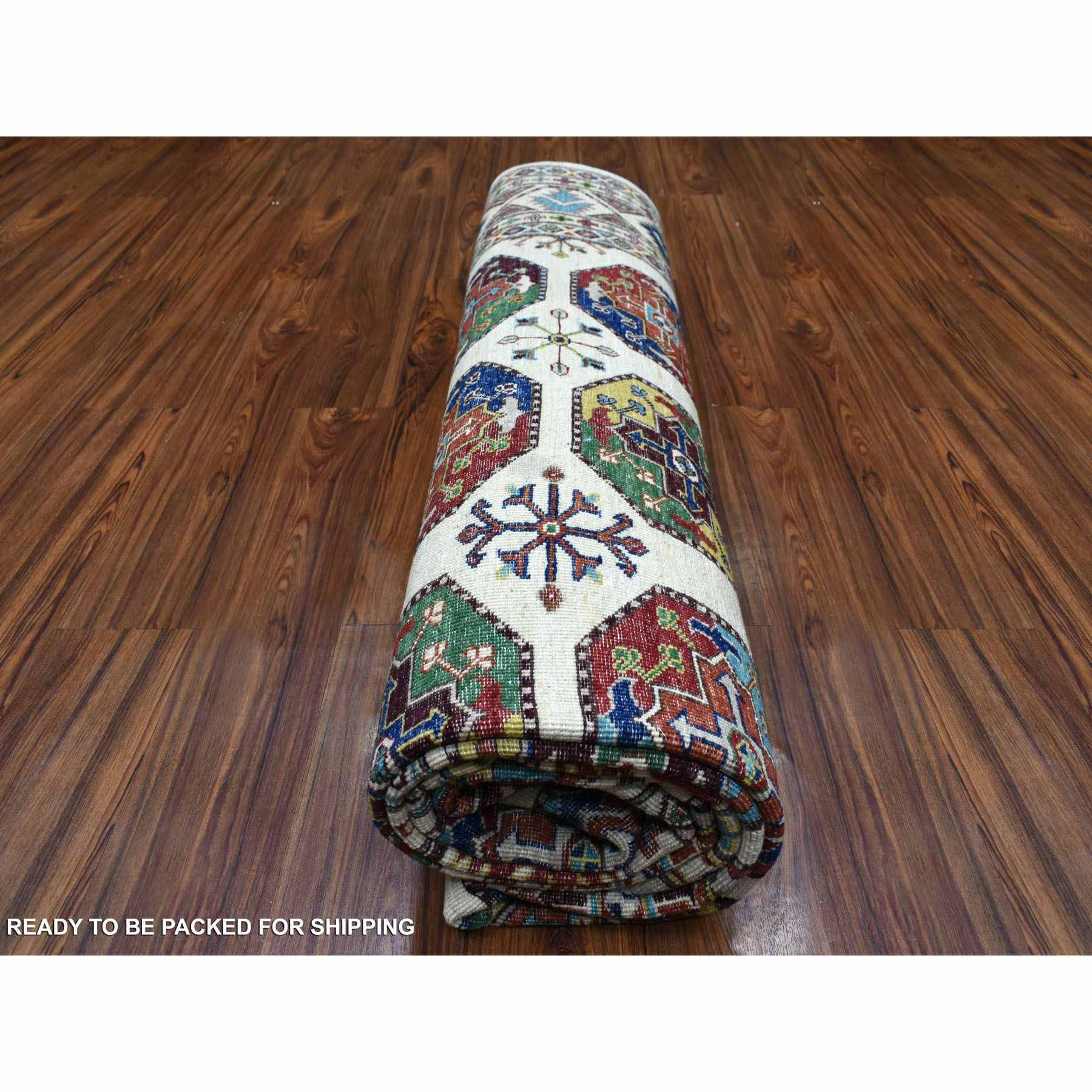 Kazak-Hand-Knotted-Rug-351500