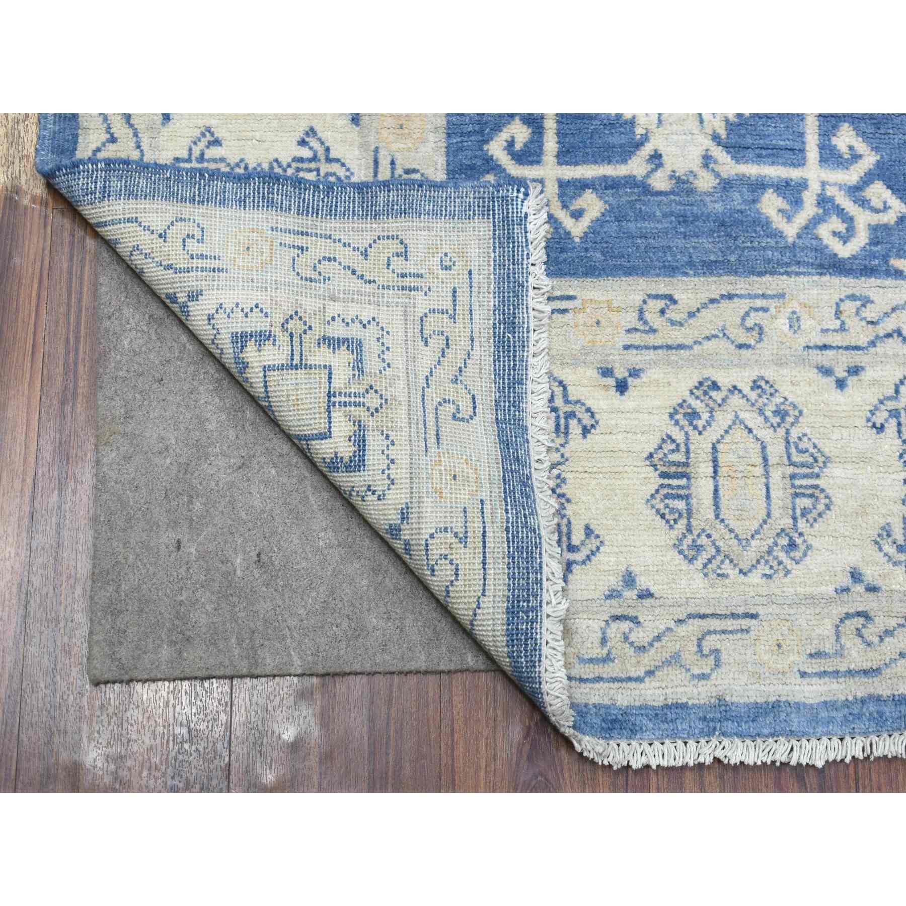Oushak-And-Peshawar-Hand-Knotted-Rug-350020