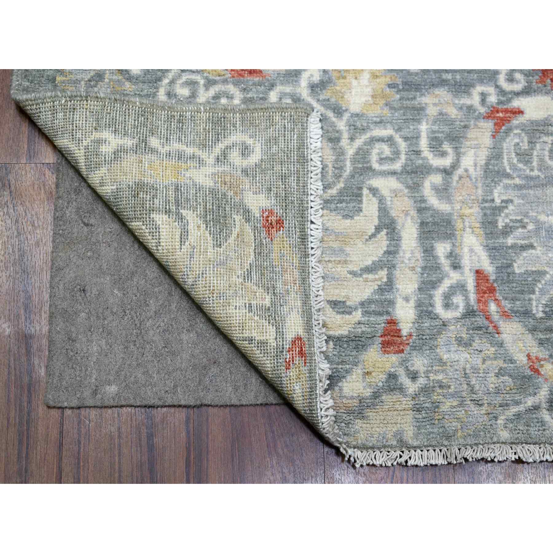 Oushak-And-Peshawar-Hand-Knotted-Rug-350055