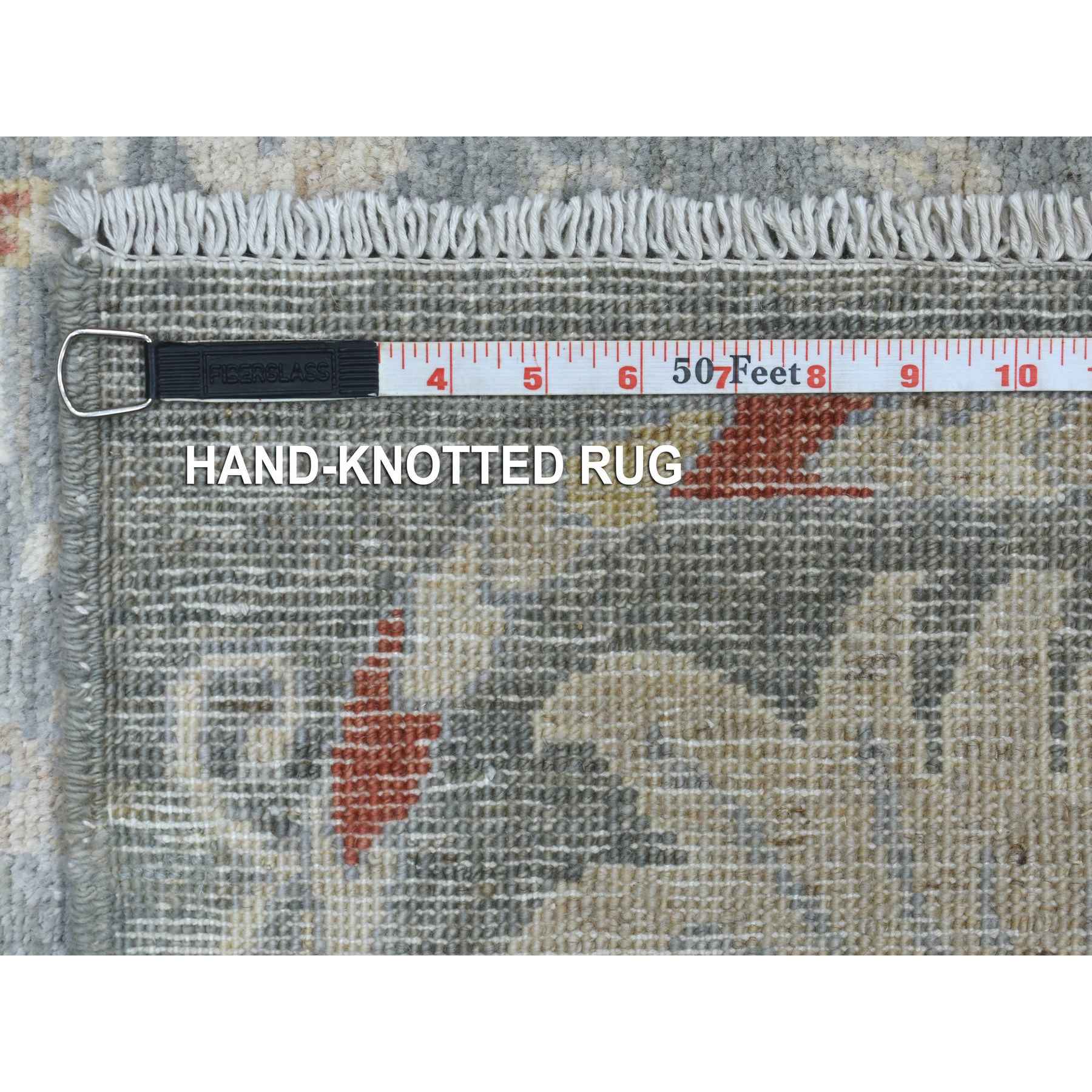 Oushak-And-Peshawar-Hand-Knotted-Rug-350055