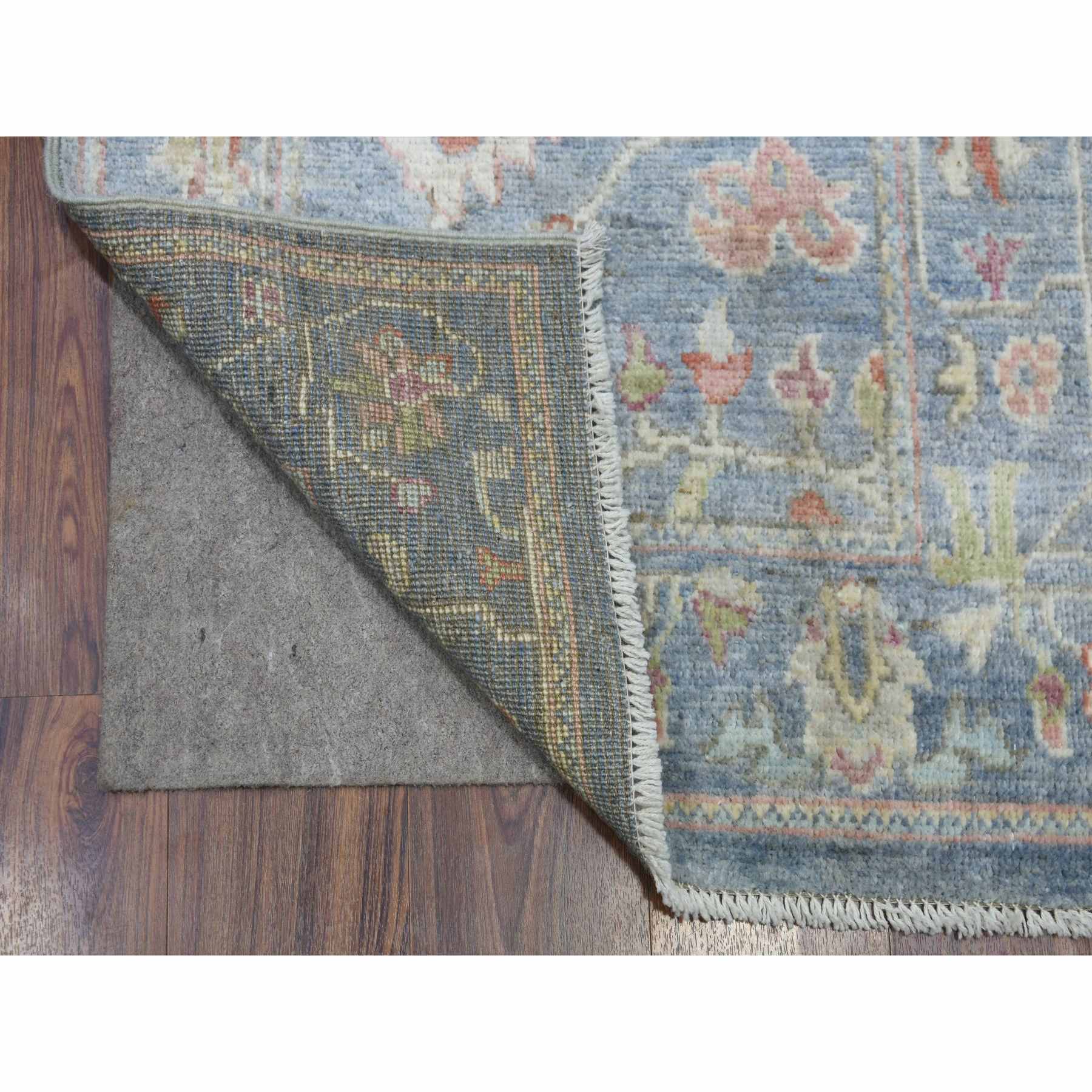Oushak-And-Peshawar-Hand-Knotted-Rug-350260