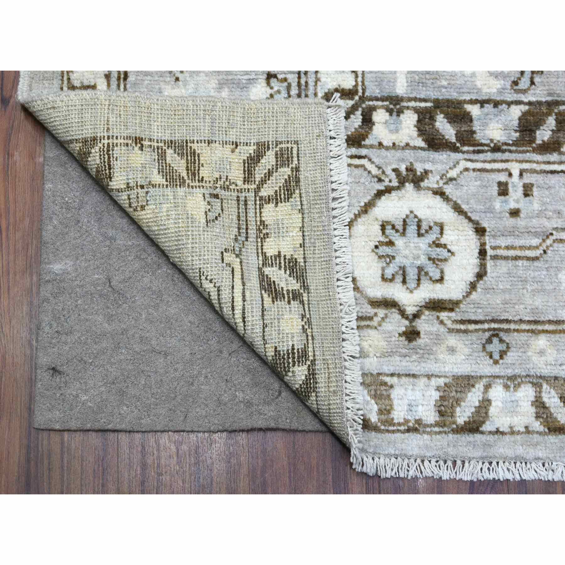 Oushak-And-Peshawar-Hand-Knotted-Rug-350345