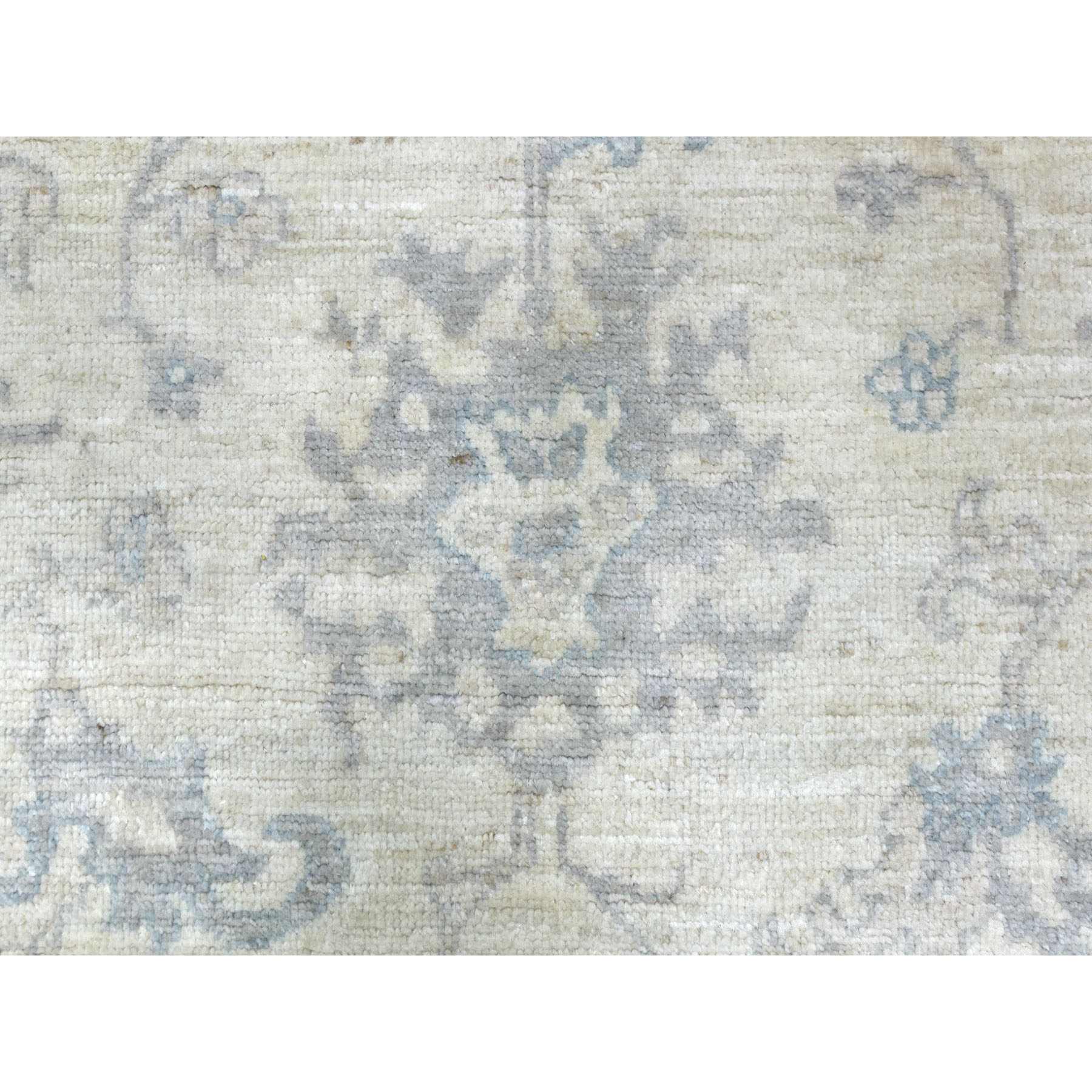 Oushak-And-Peshawar-Hand-Knotted-Rug-350625