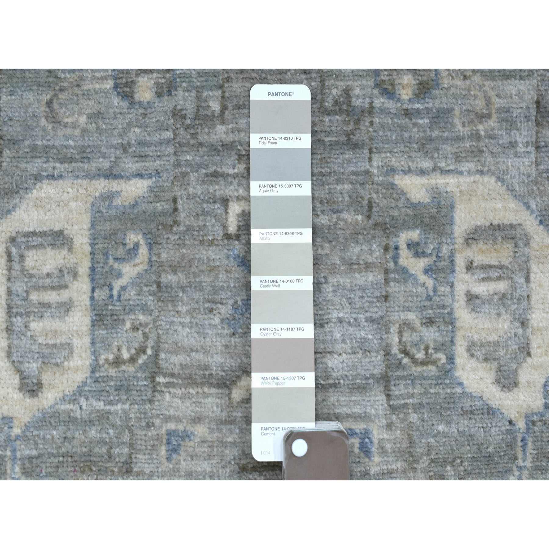 Oushak-And-Peshawar-Hand-Knotted-Rug-350790
