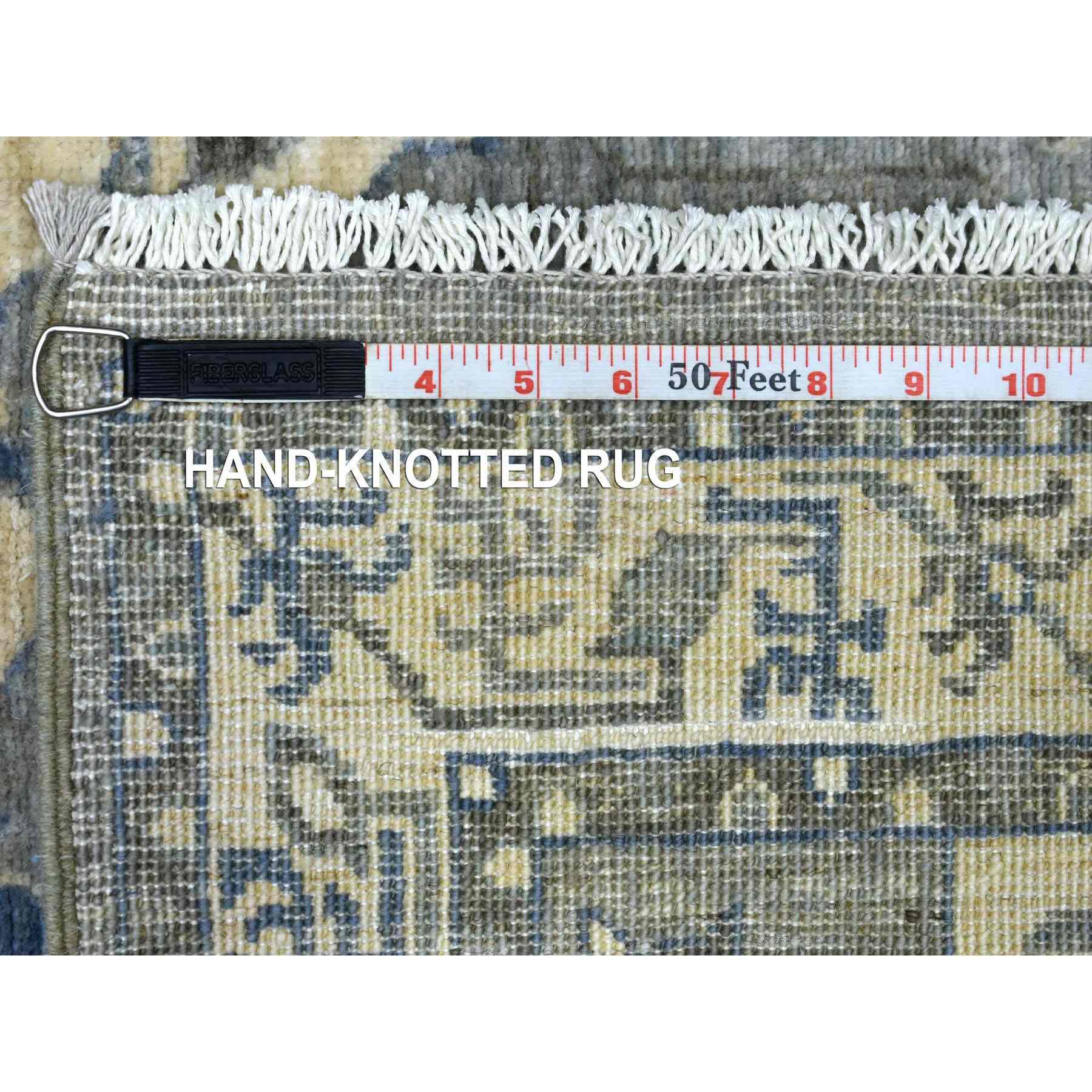 Oushak-And-Peshawar-Hand-Knotted-Rug-350790