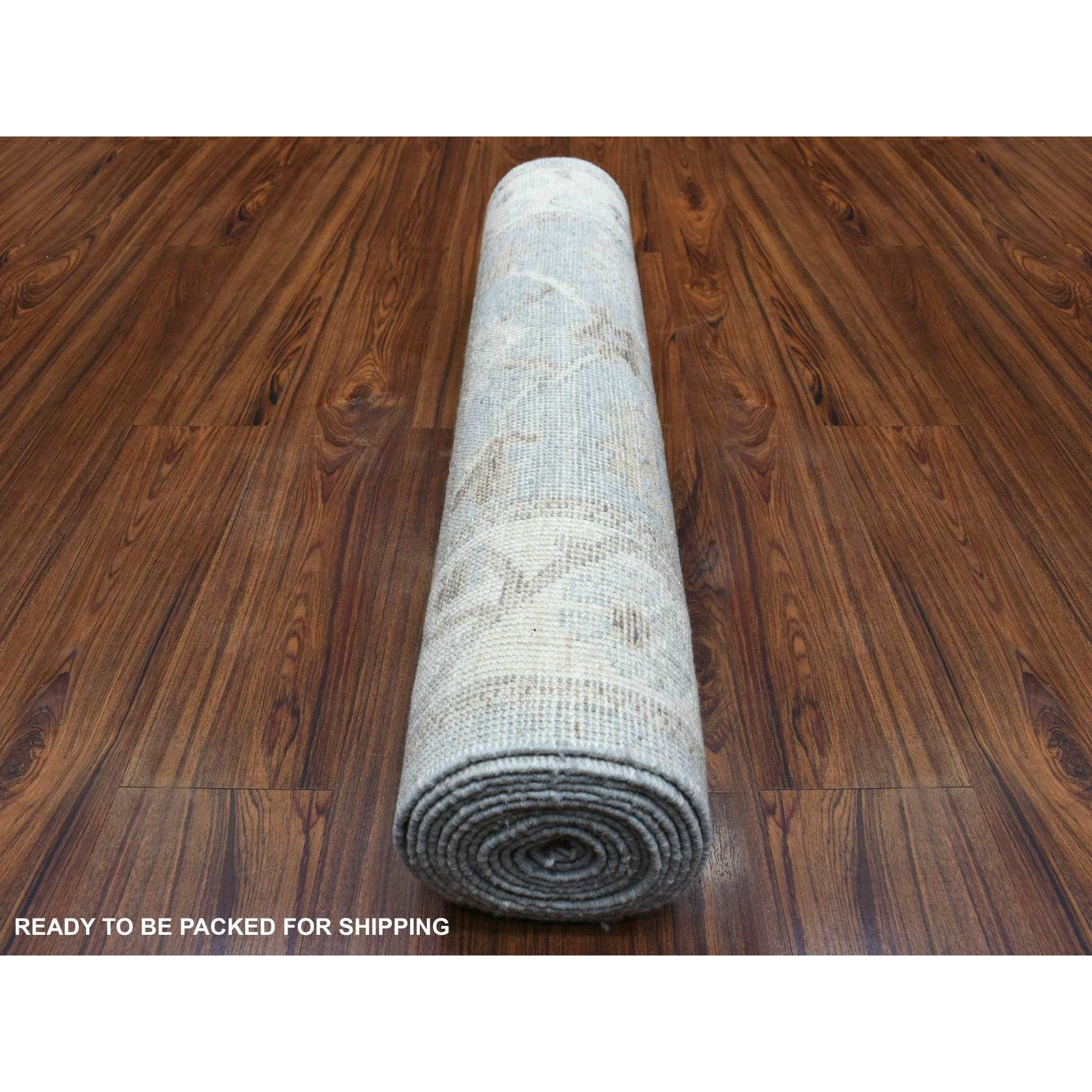 Oushak-And-Peshawar-Hand-Knotted-Rug-350940