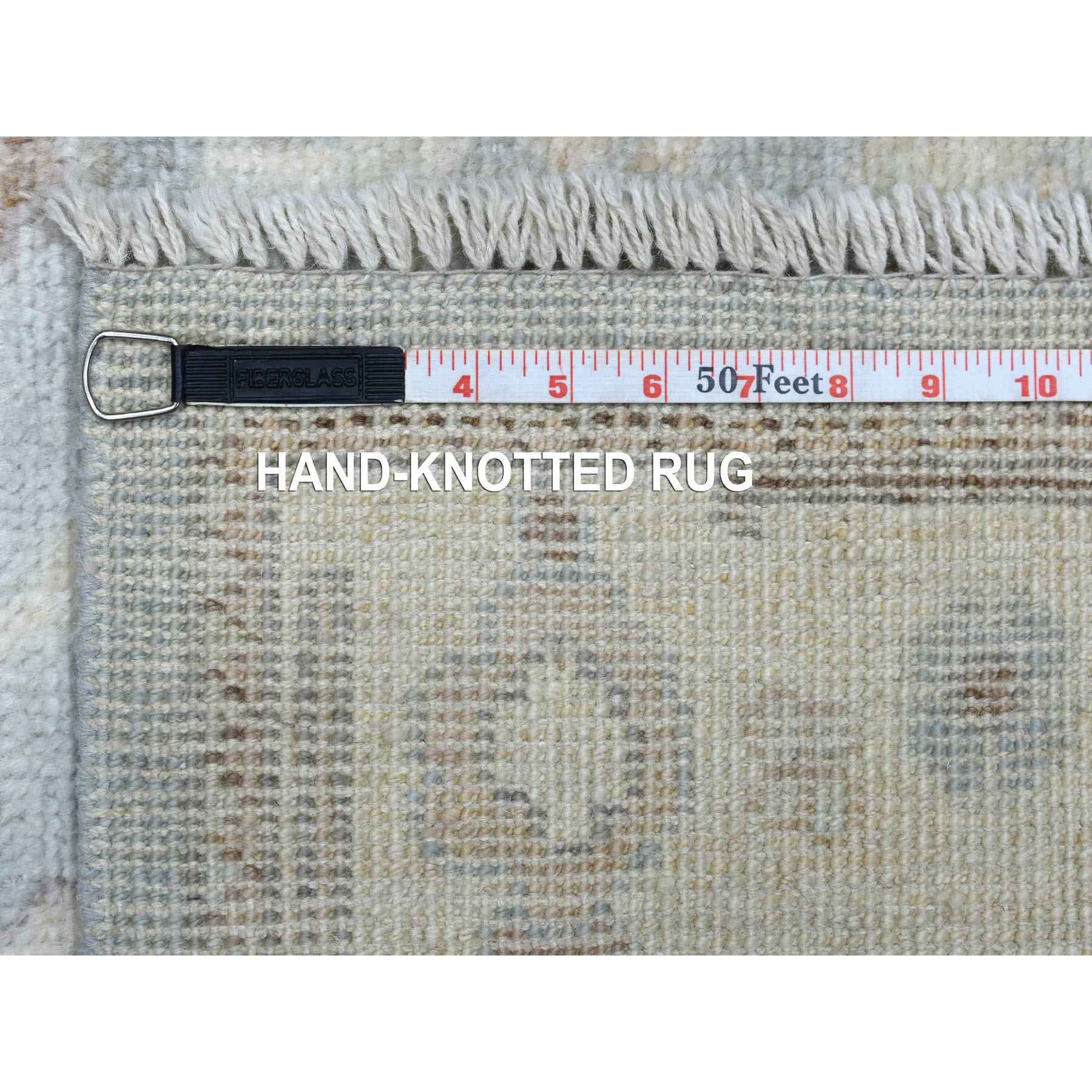 Oushak-And-Peshawar-Hand-Knotted-Rug-350940