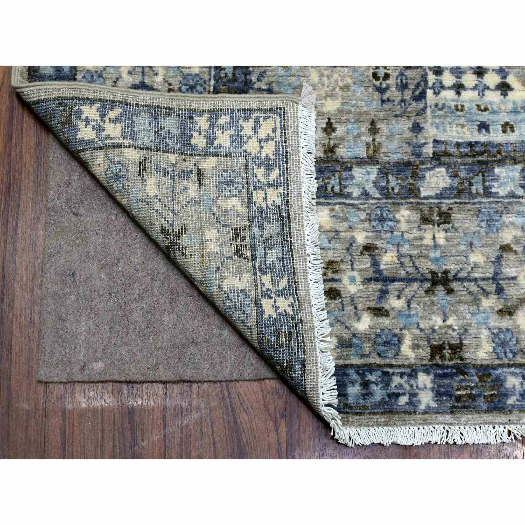 Oushak-And-Peshawar-Hand-Knotted-Rug-351105