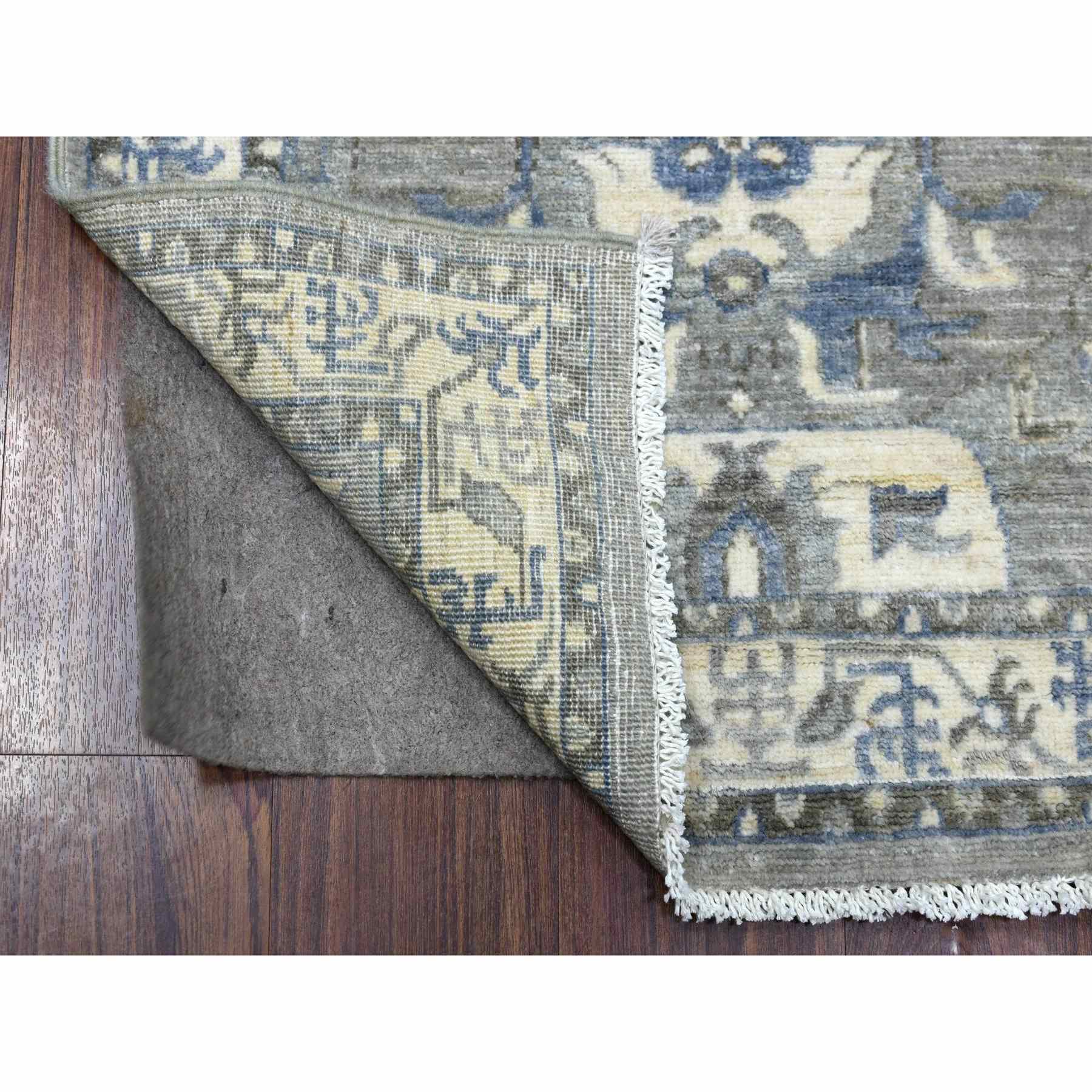 Oushak-And-Peshawar-Hand-Knotted-Rug-351130
