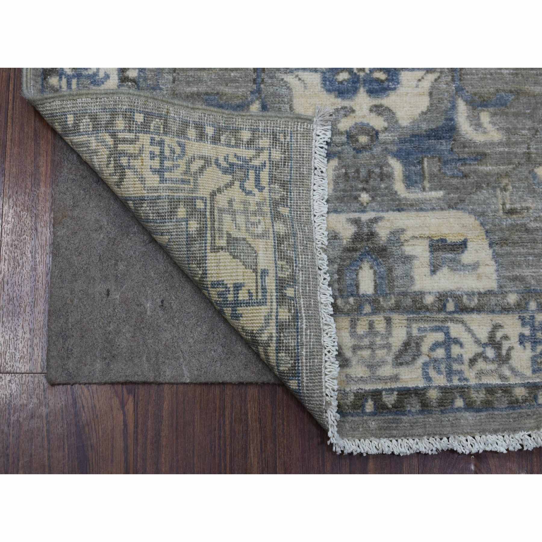 Oushak-And-Peshawar-Hand-Knotted-Rug-351130