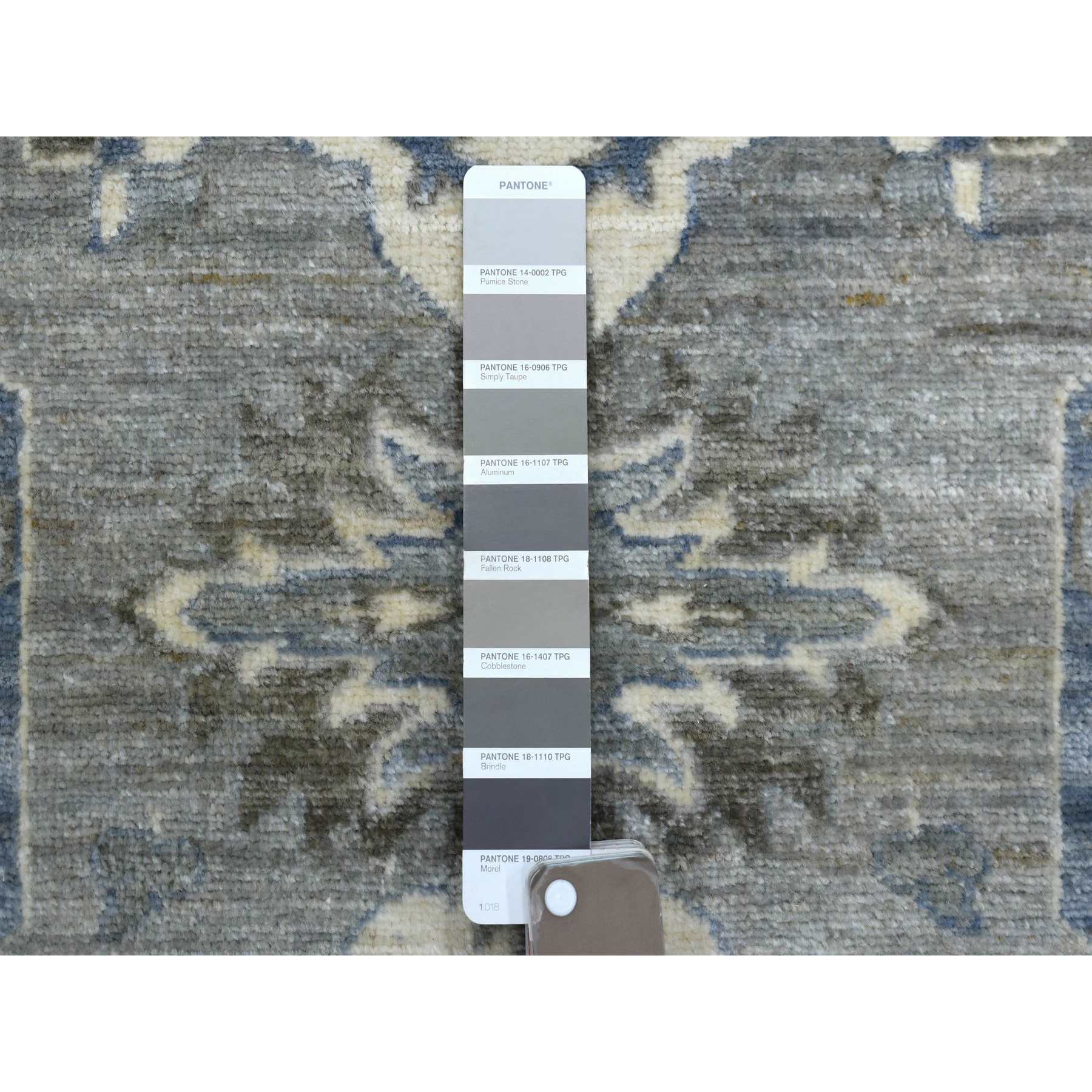 Oushak-And-Peshawar-Hand-Knotted-Rug-351130