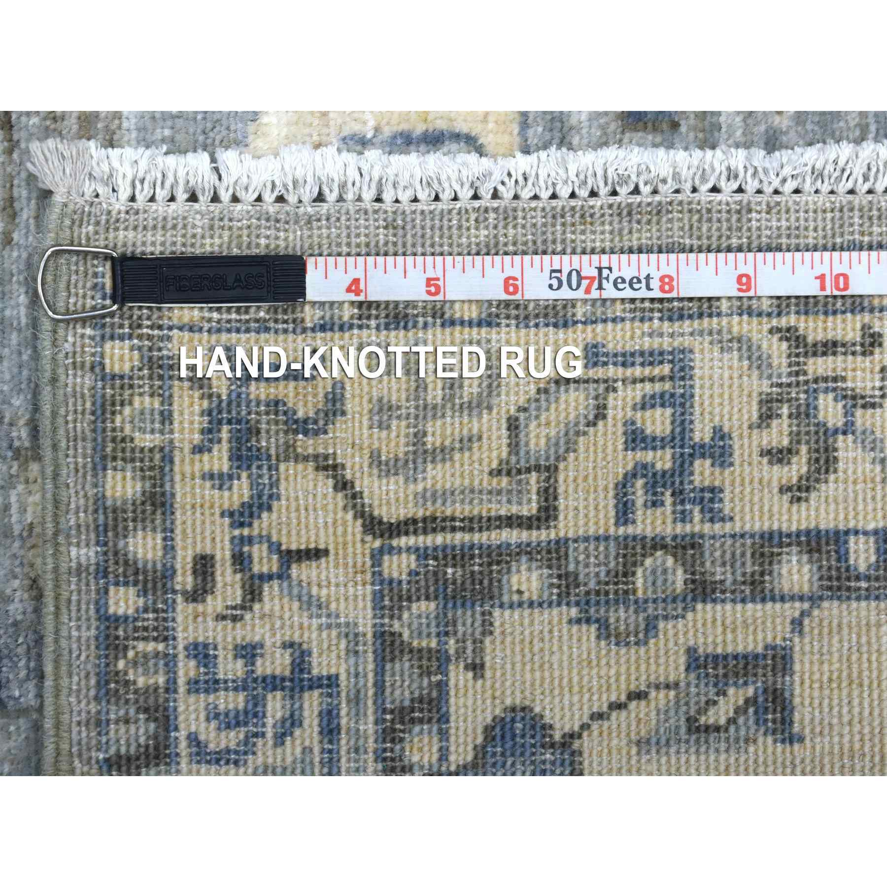 Oushak-And-Peshawar-Hand-Knotted-Rug-351130