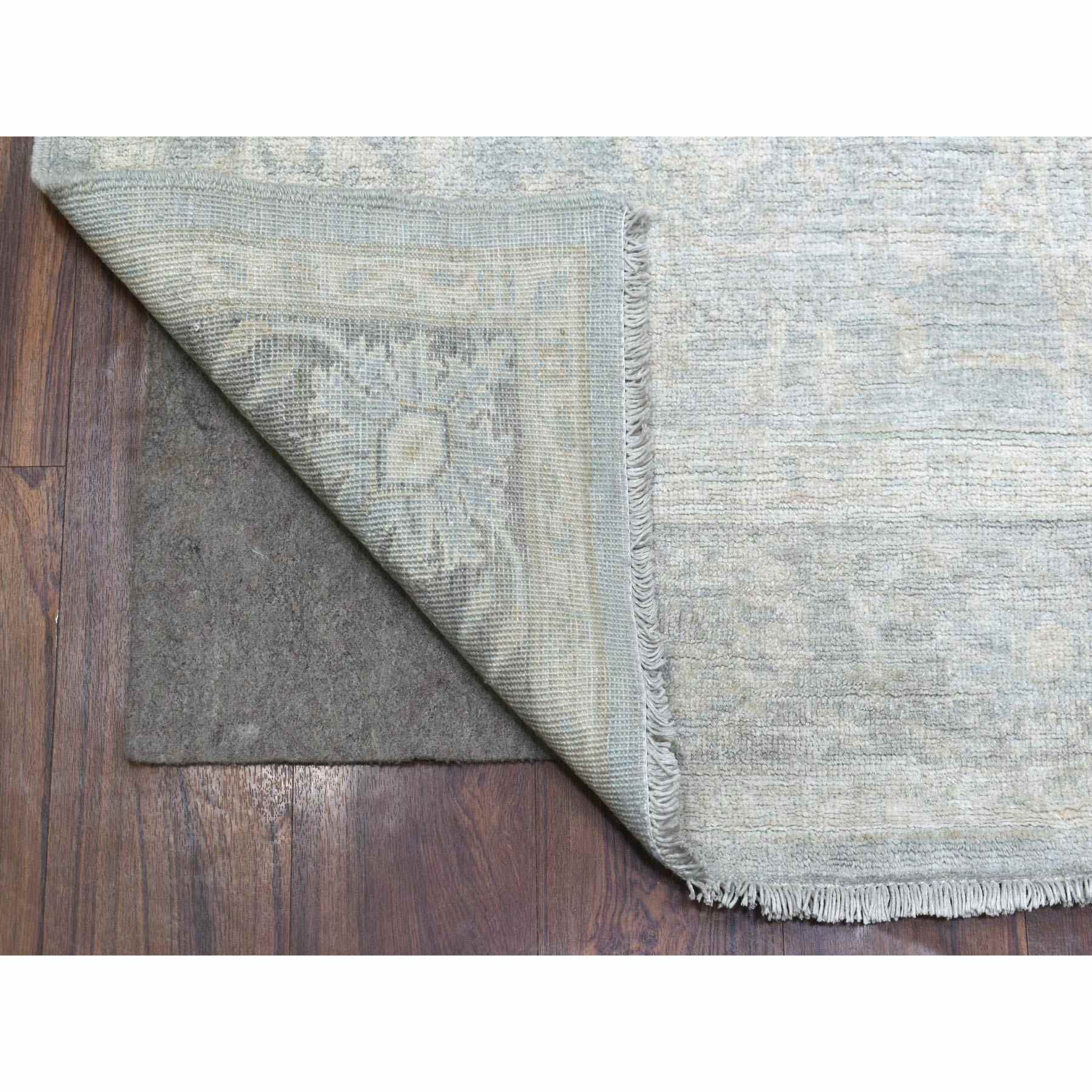 Oushak-And-Peshawar-Hand-Knotted-Rug-351265