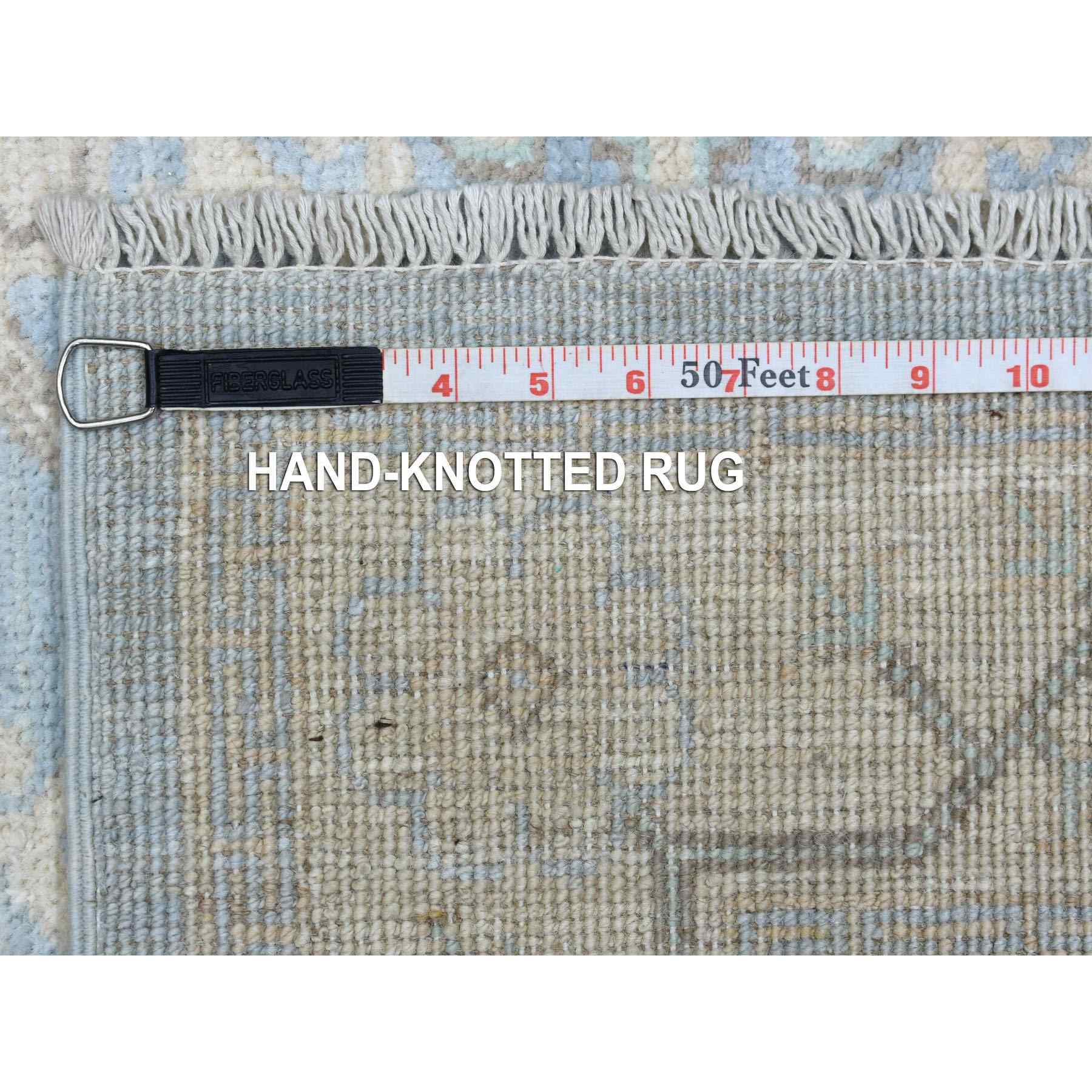 Oushak-And-Peshawar-Hand-Knotted-Rug-351335